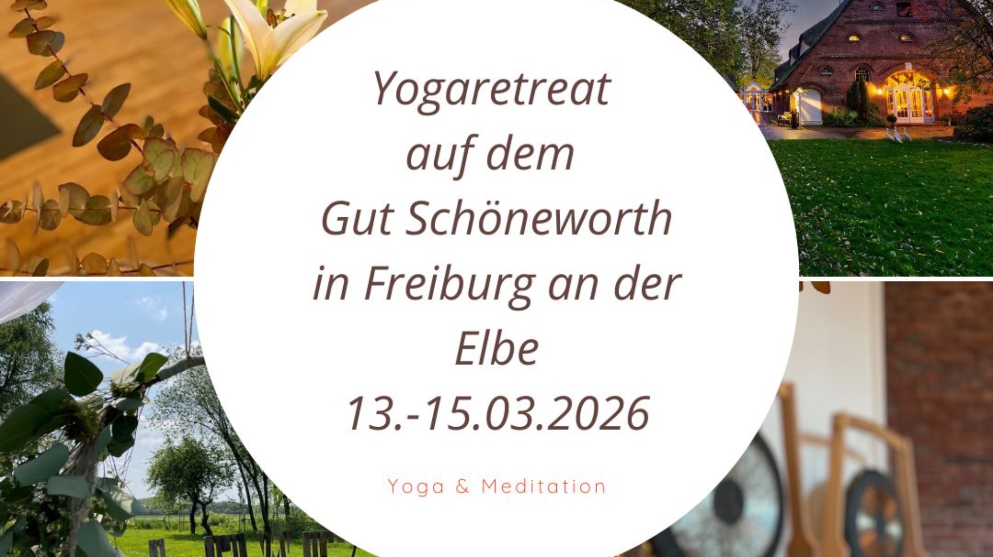 Auszeit vom Alltag mit Yoga, Pranayama und Meditation in den Elbmarschen
