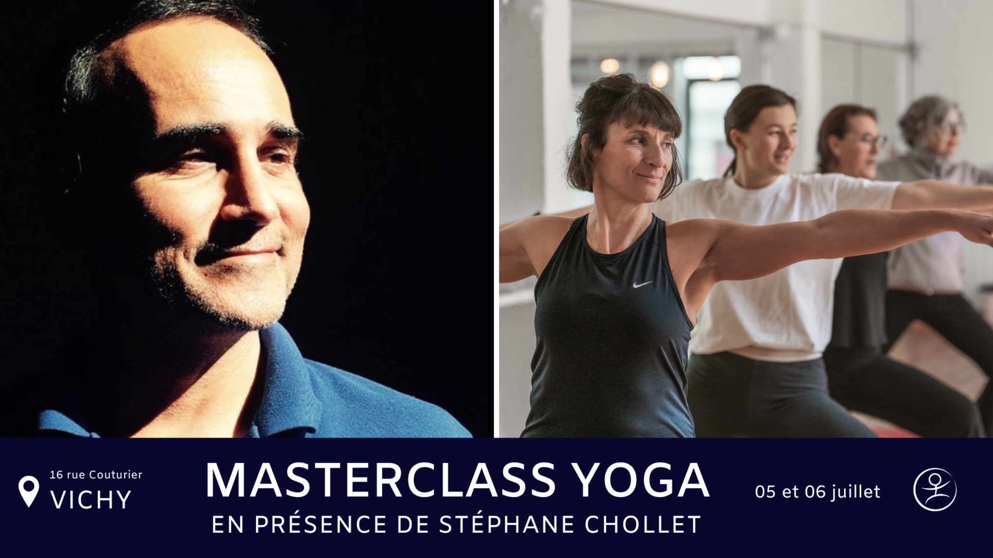 Masterclass Yoga avec Stéphane Chollet - 05 & 06 juillet 2025
