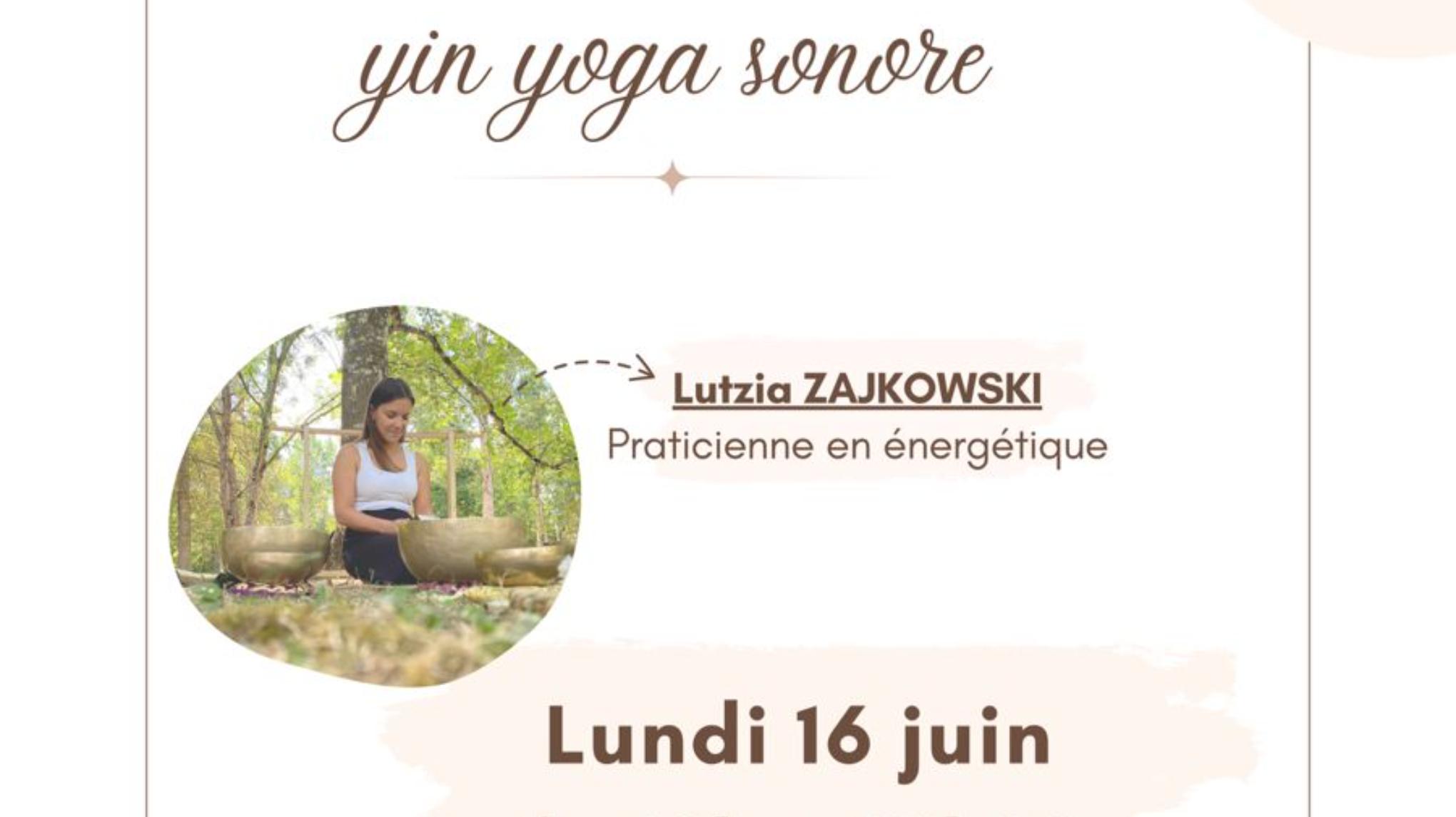 yin yoga sonore avec Lutzia