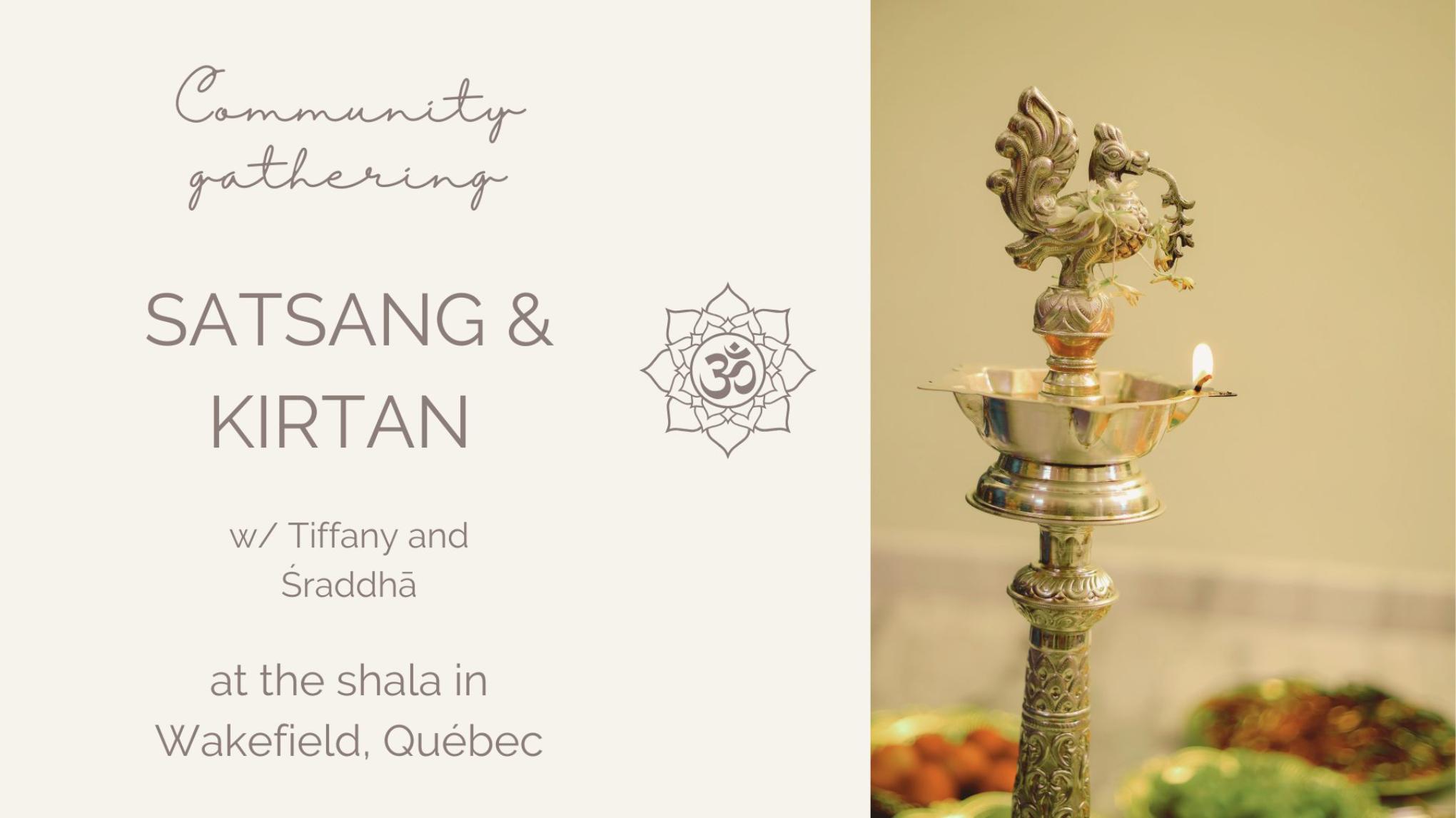 Satsang & Kirtan at the Shala