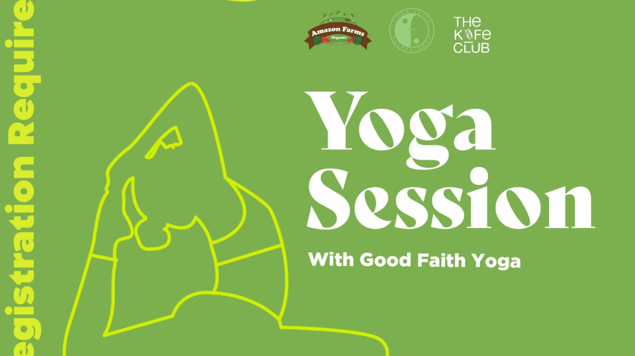 Yoga Class in collaboration with Amazon Farms, Ikoyi