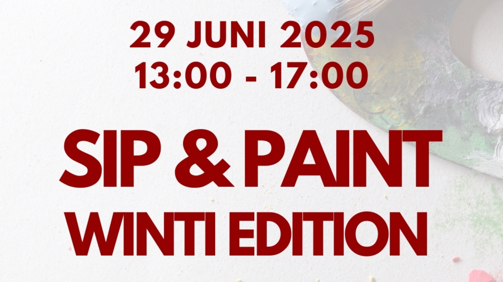Sip & Paint - Winti Edition