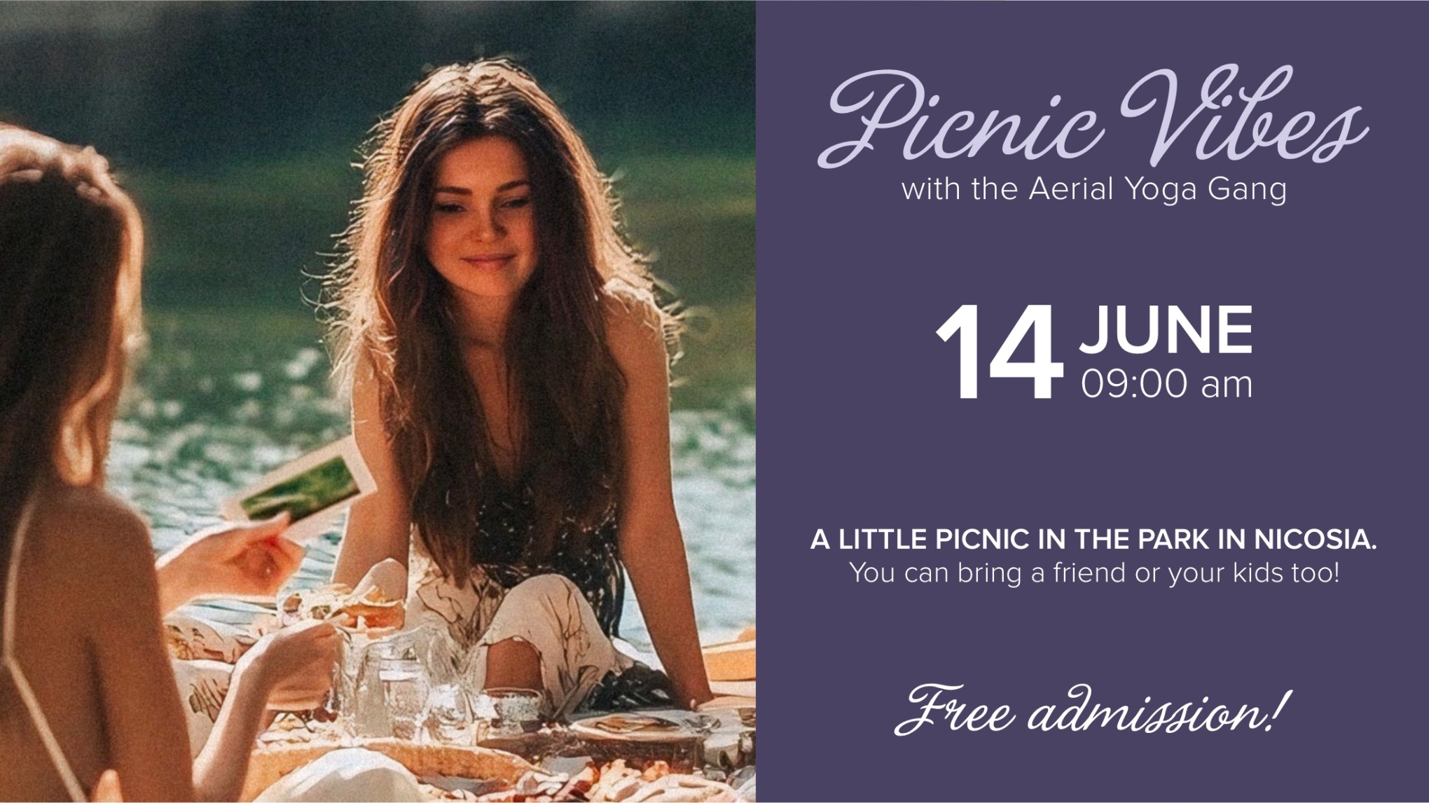 🌿 PICNIC VIBES with the Aerial Yoga gang 🫶🏼