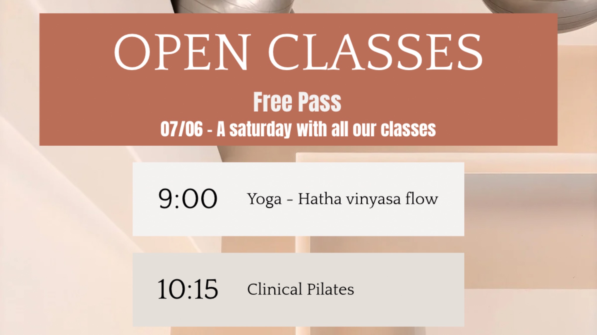 Open Classes