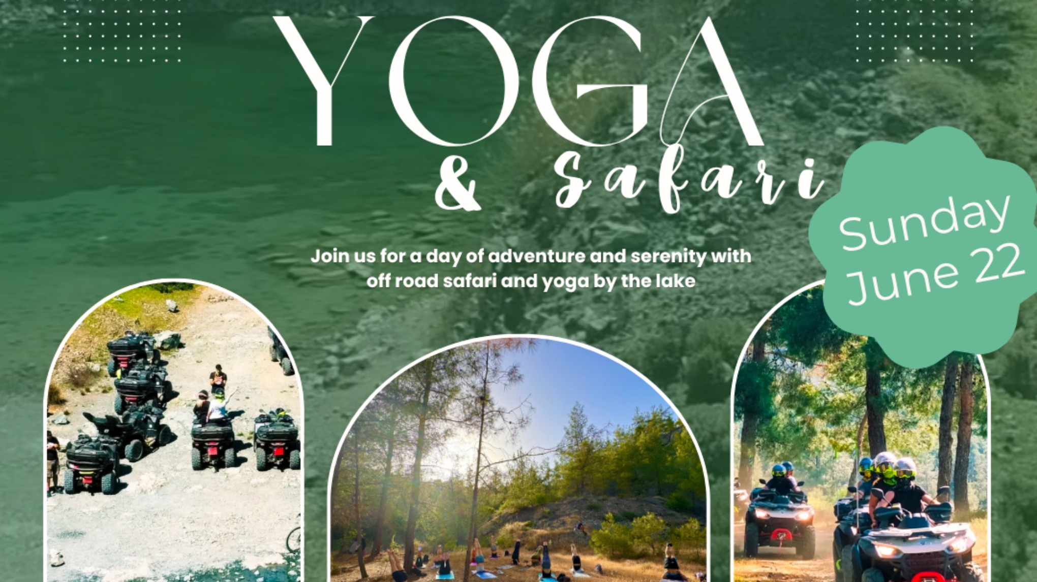 🌿Yoga & Quad Safari Adventure 🧘‍♀️🏜️