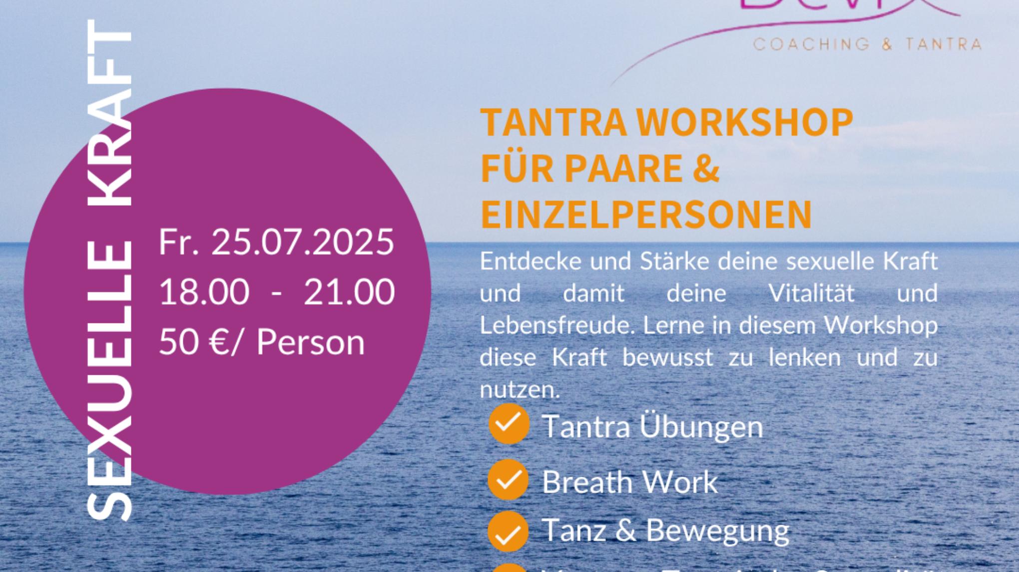 Sexuelle Kraft Tantra-Workshop
