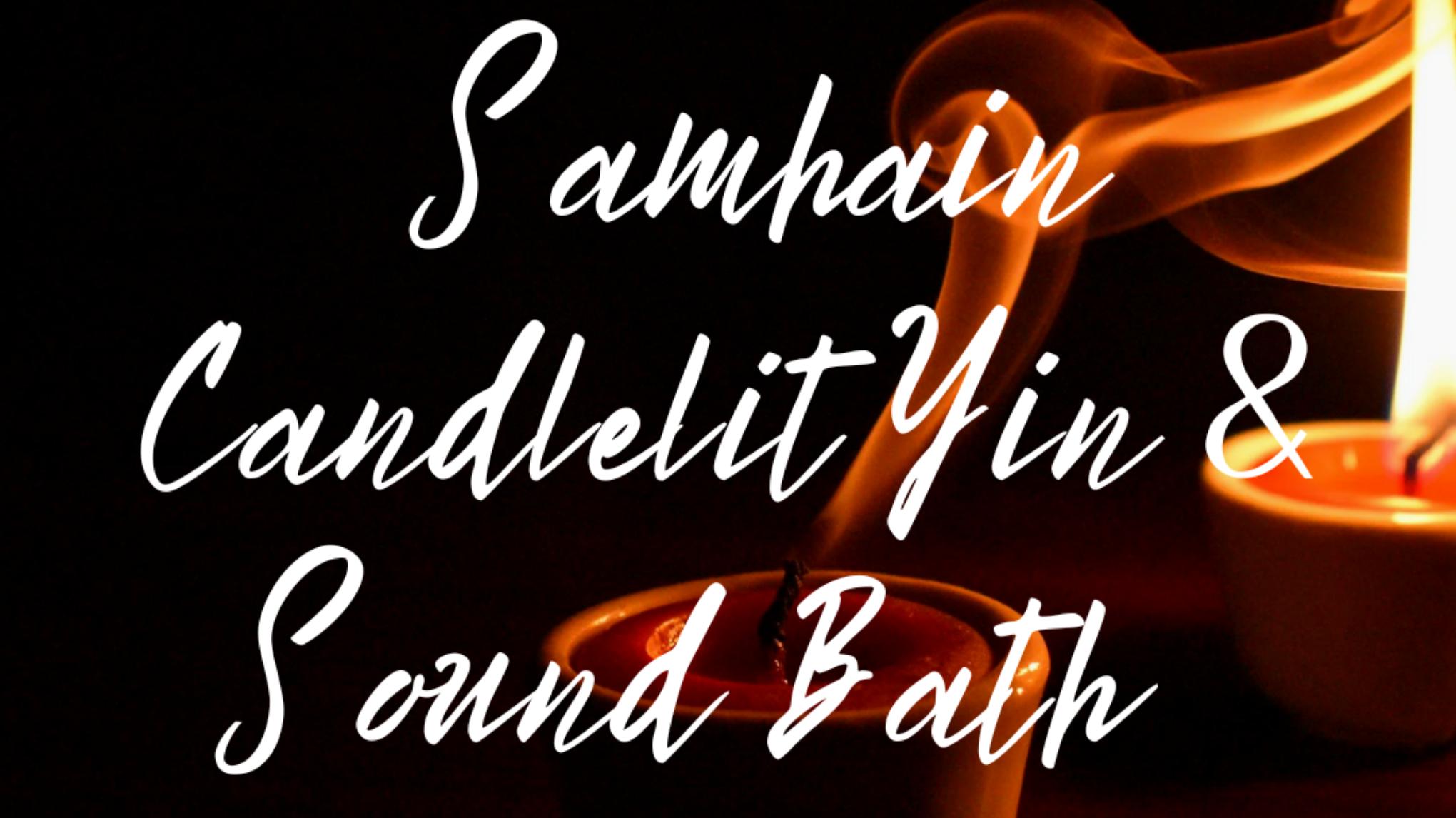 Samhain Candlelit Yin & Sound Evening