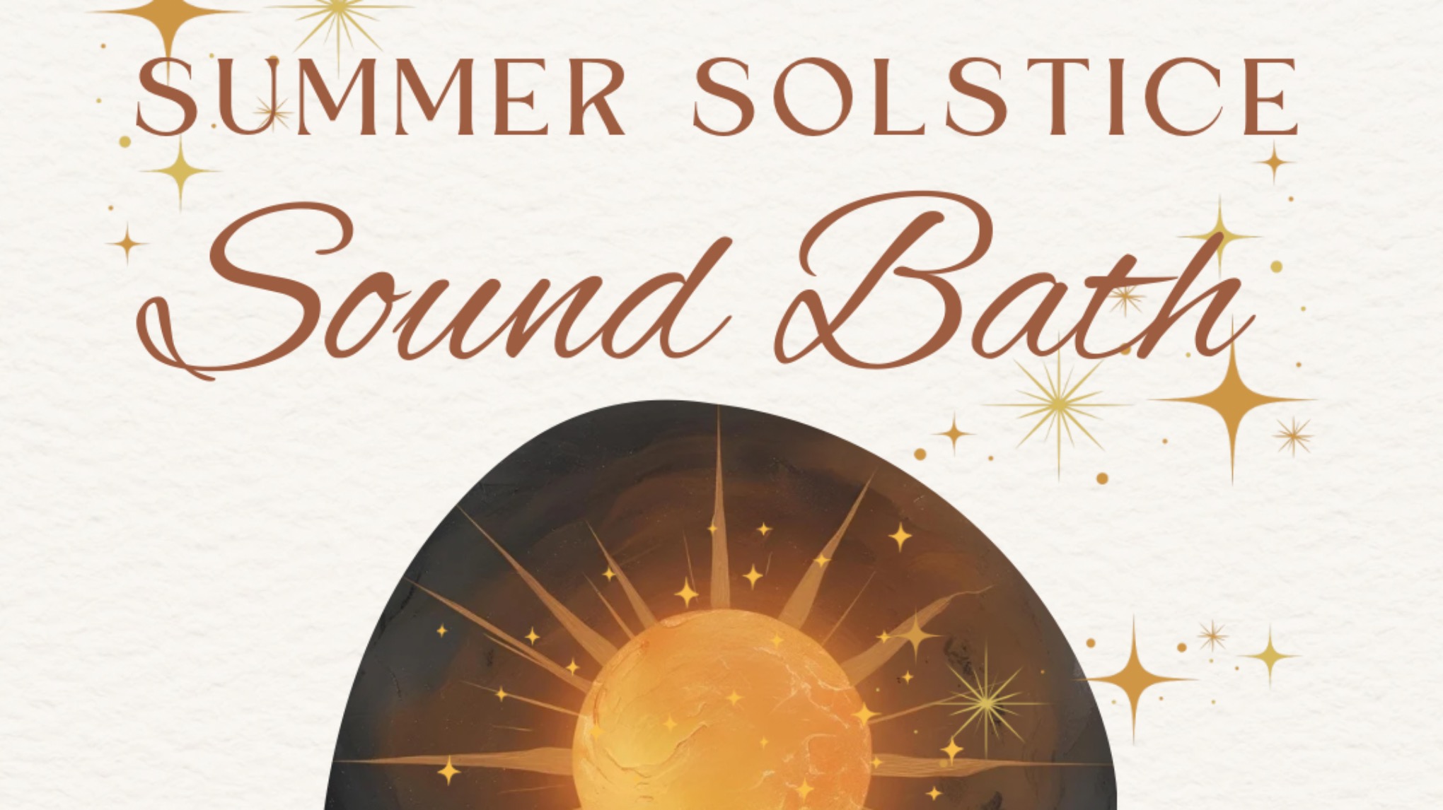 Summer solstice sound bath
