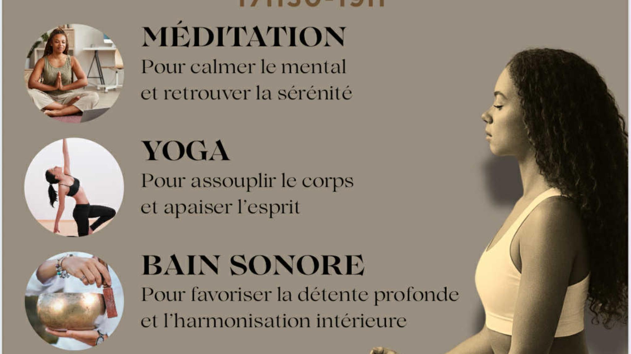 Atelier de yoga - Méditation, Yoga et Bain sonore