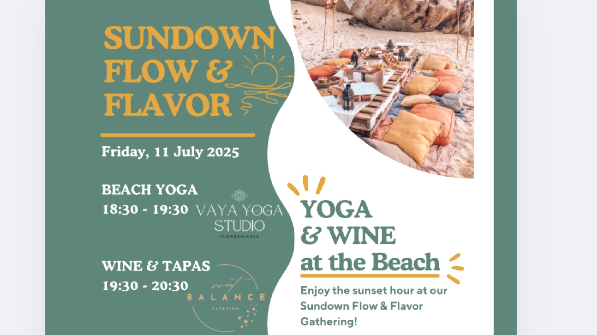 SUNDOWN FLOW & FLAVOR (Beach / Cliffs Baleal)