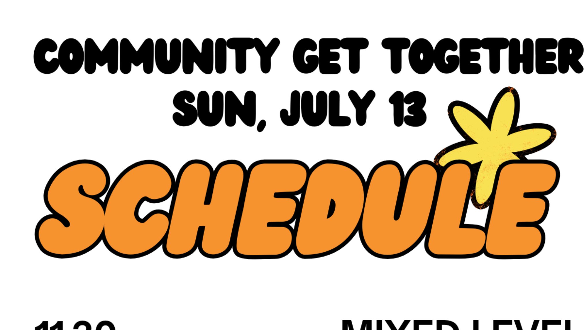 FREE! COMMUNITY GET TOGETHER YOGA & BBQ