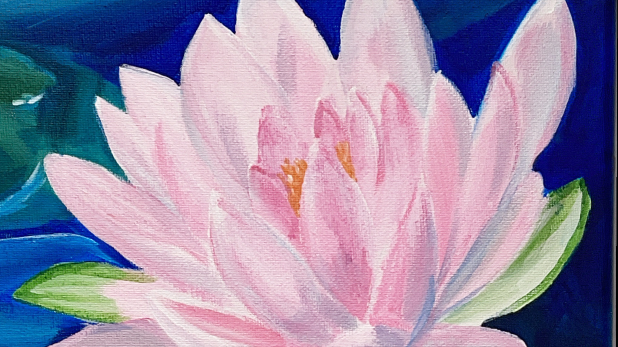 🪷Lotus Flower Paint Night with Caroline Galand 🎨