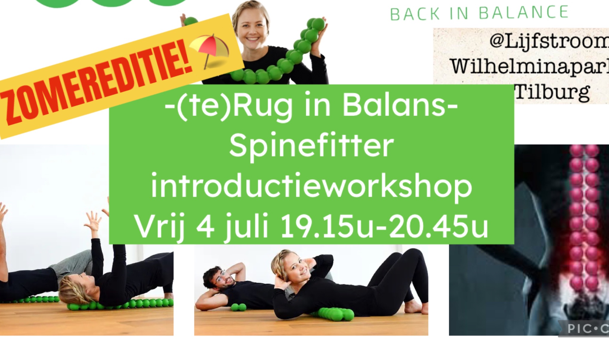 (te)Rug in Balans - Spinefitter introductieworkshop