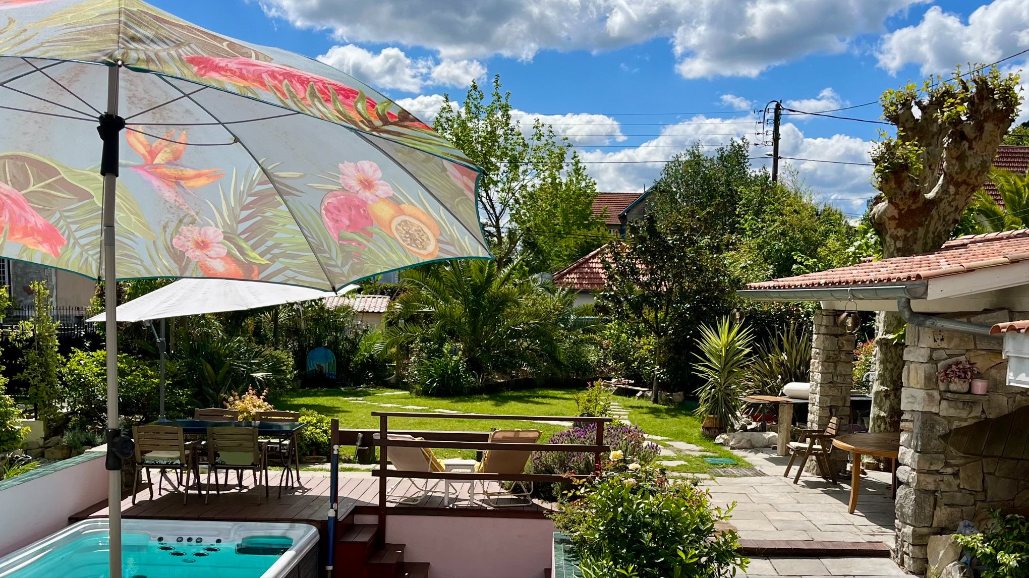 Respiration et méditation dans le jardin de la villa Ajna
