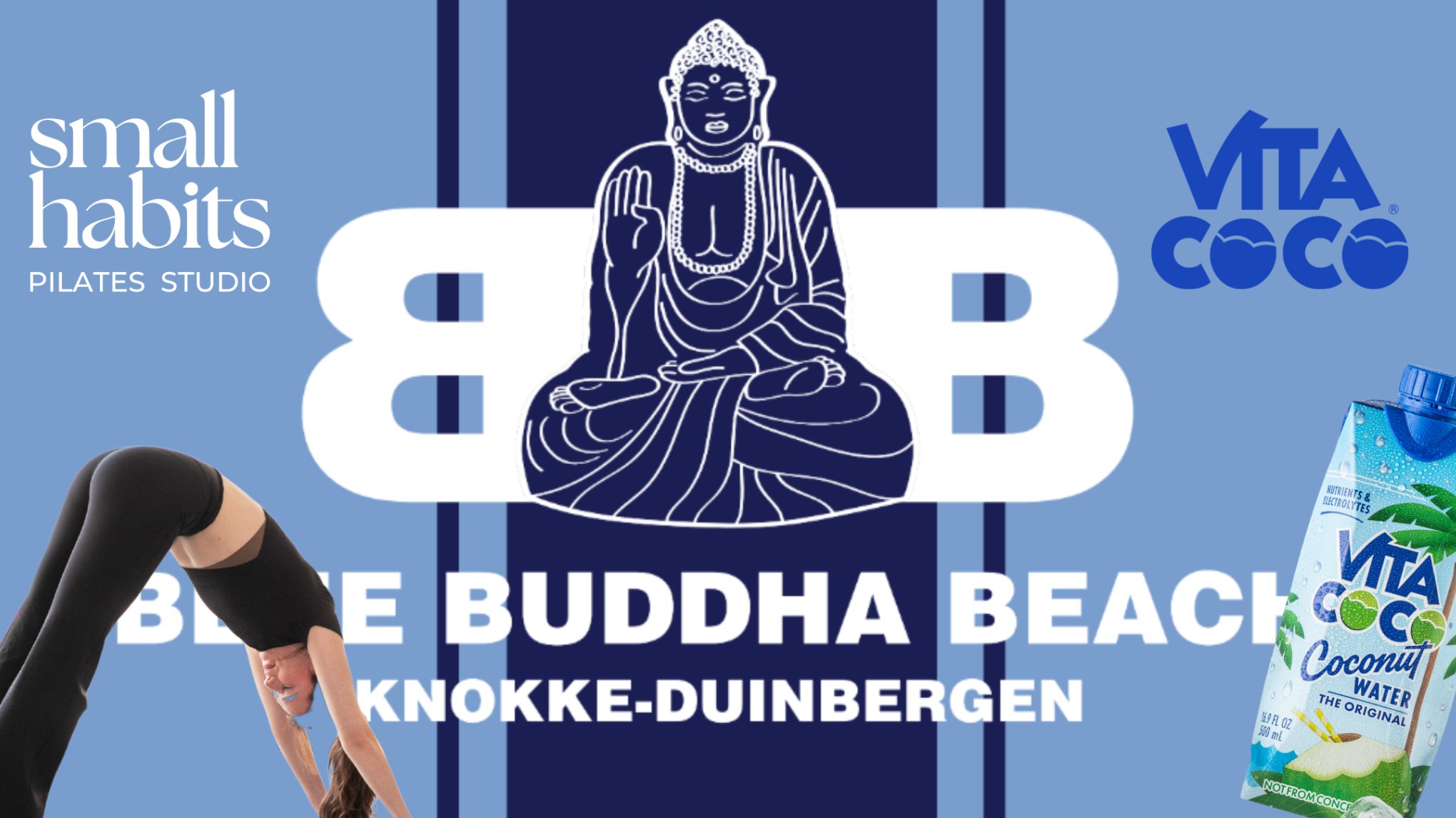🌊 Pilates op het Strand @Blue Buddha Beach, Knokke Heist