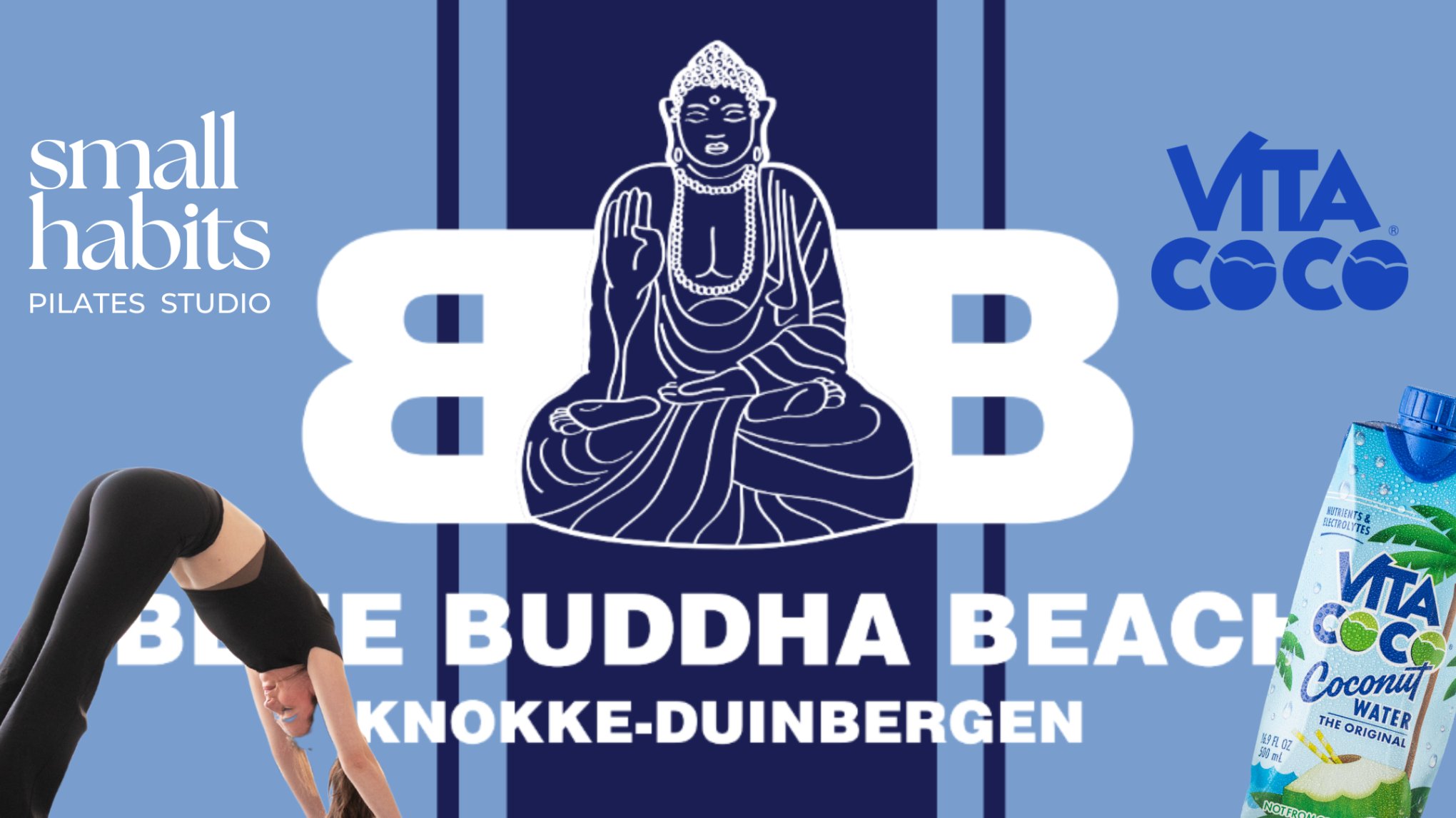 🌊 Pilates op het Strand @Blue Buddha Beach, Knokke Heist