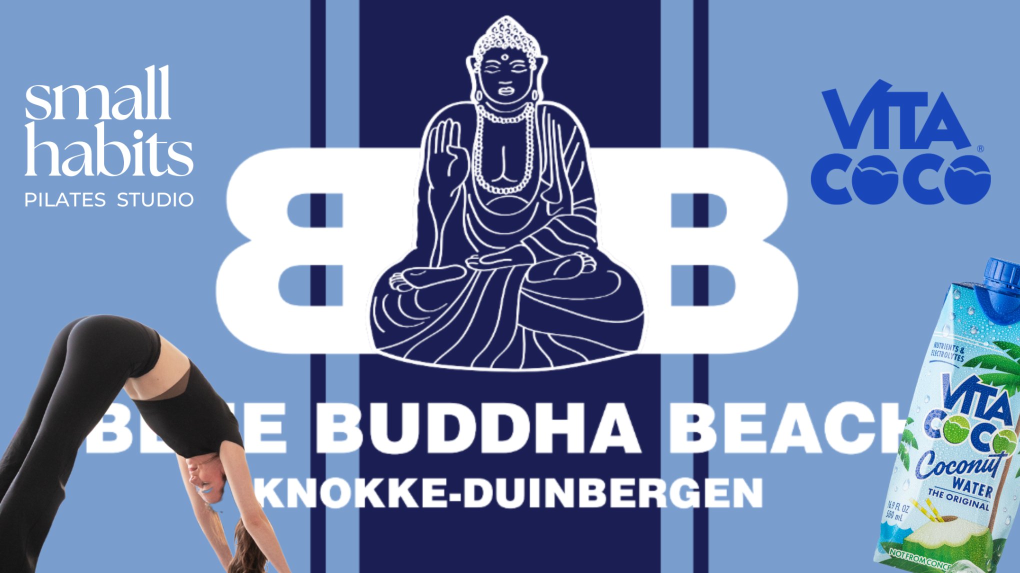 🌊 Pilates op het Strand @Blue Buddha Beach, Knokke Heist