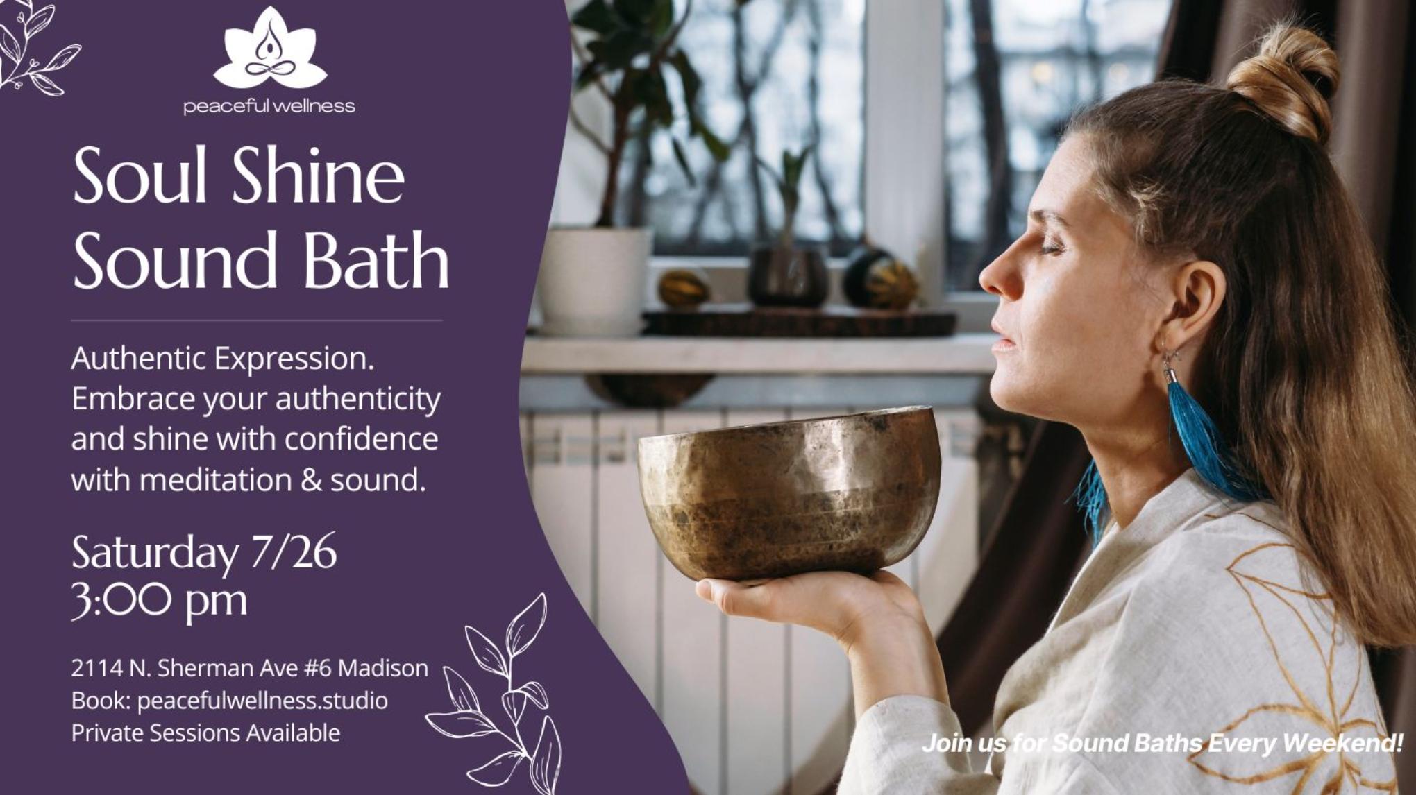 MADISON Soul Shine Sound Bath
