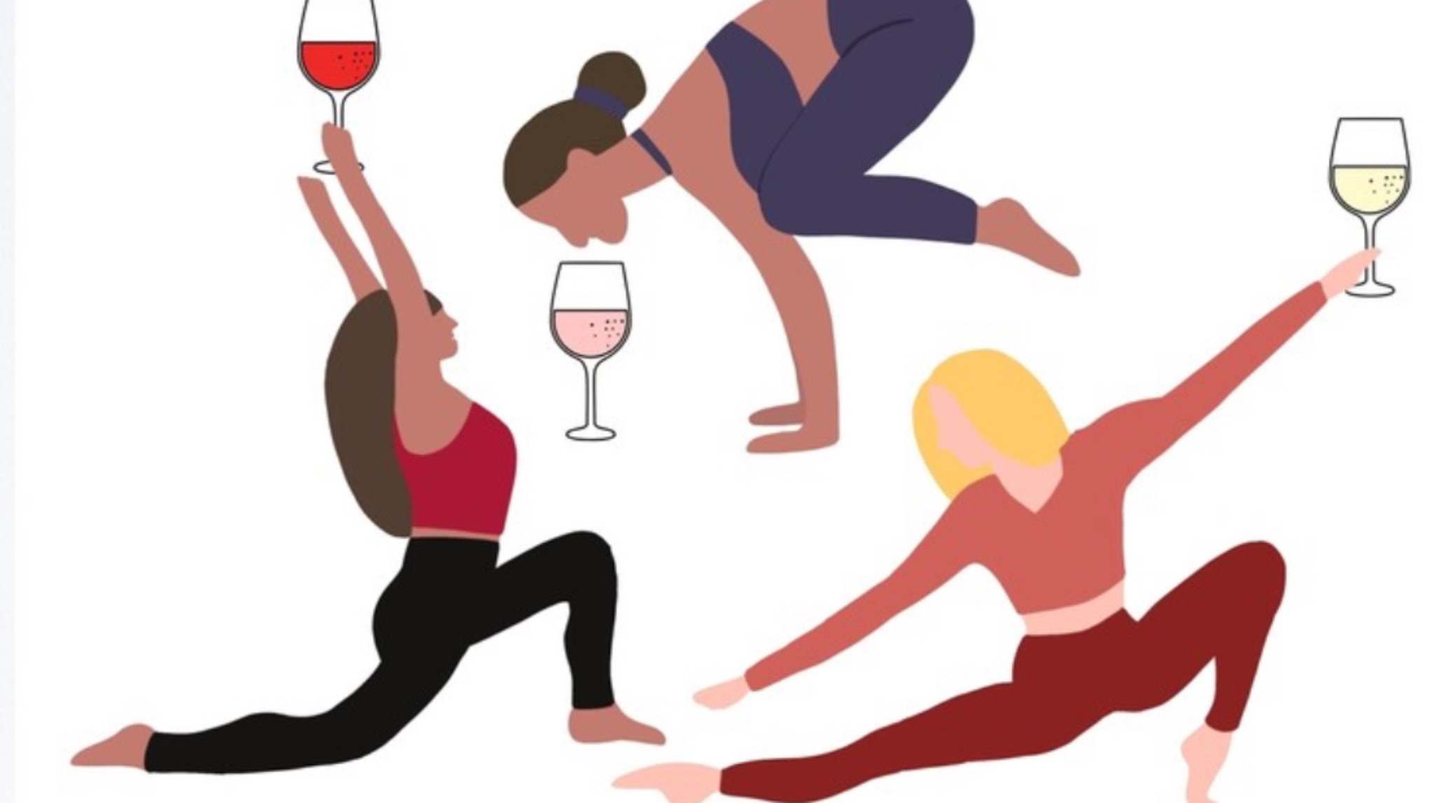 Yoga 🧘 & Wein 🍷