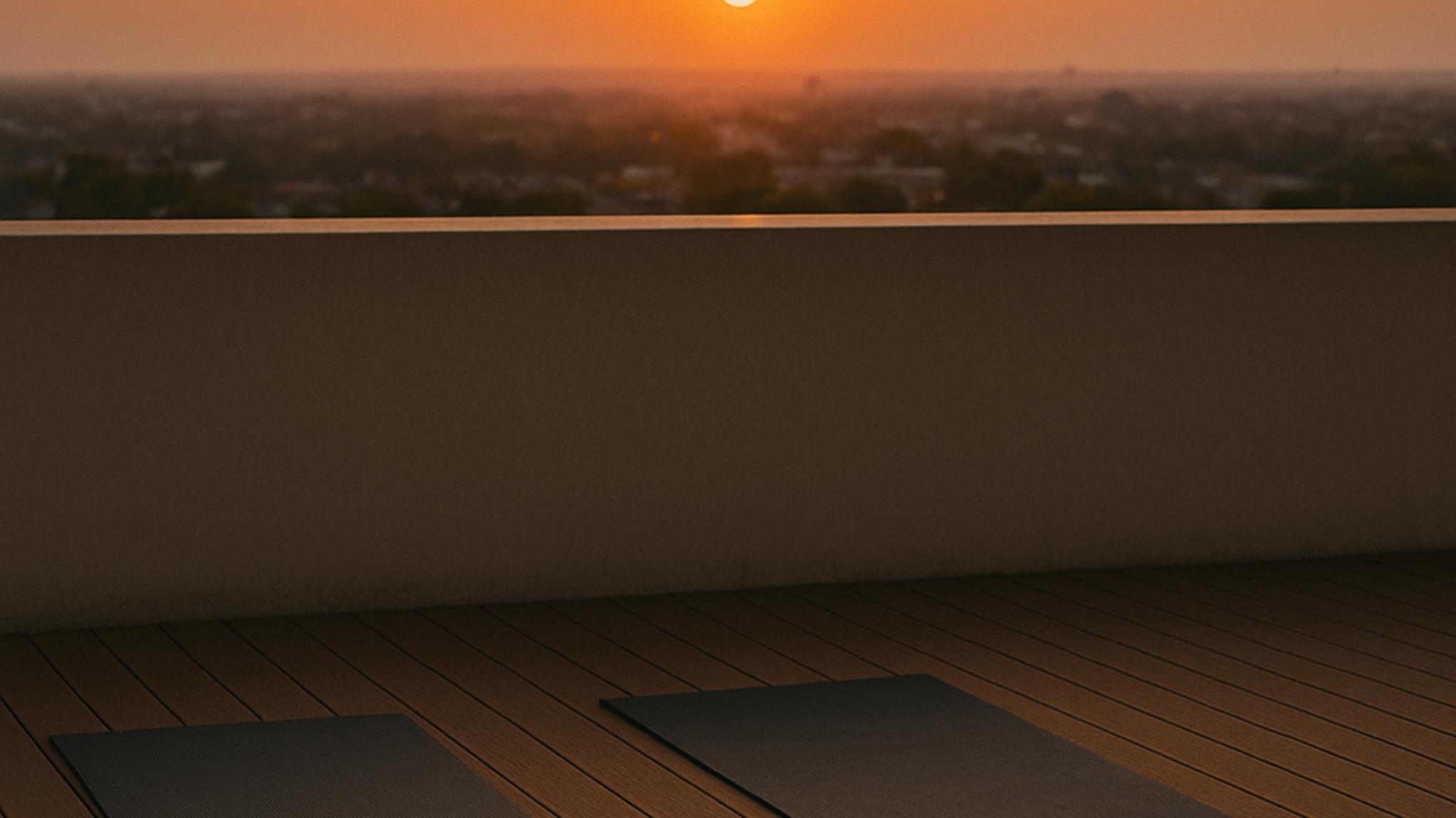 Sunset Flow on the Terrace