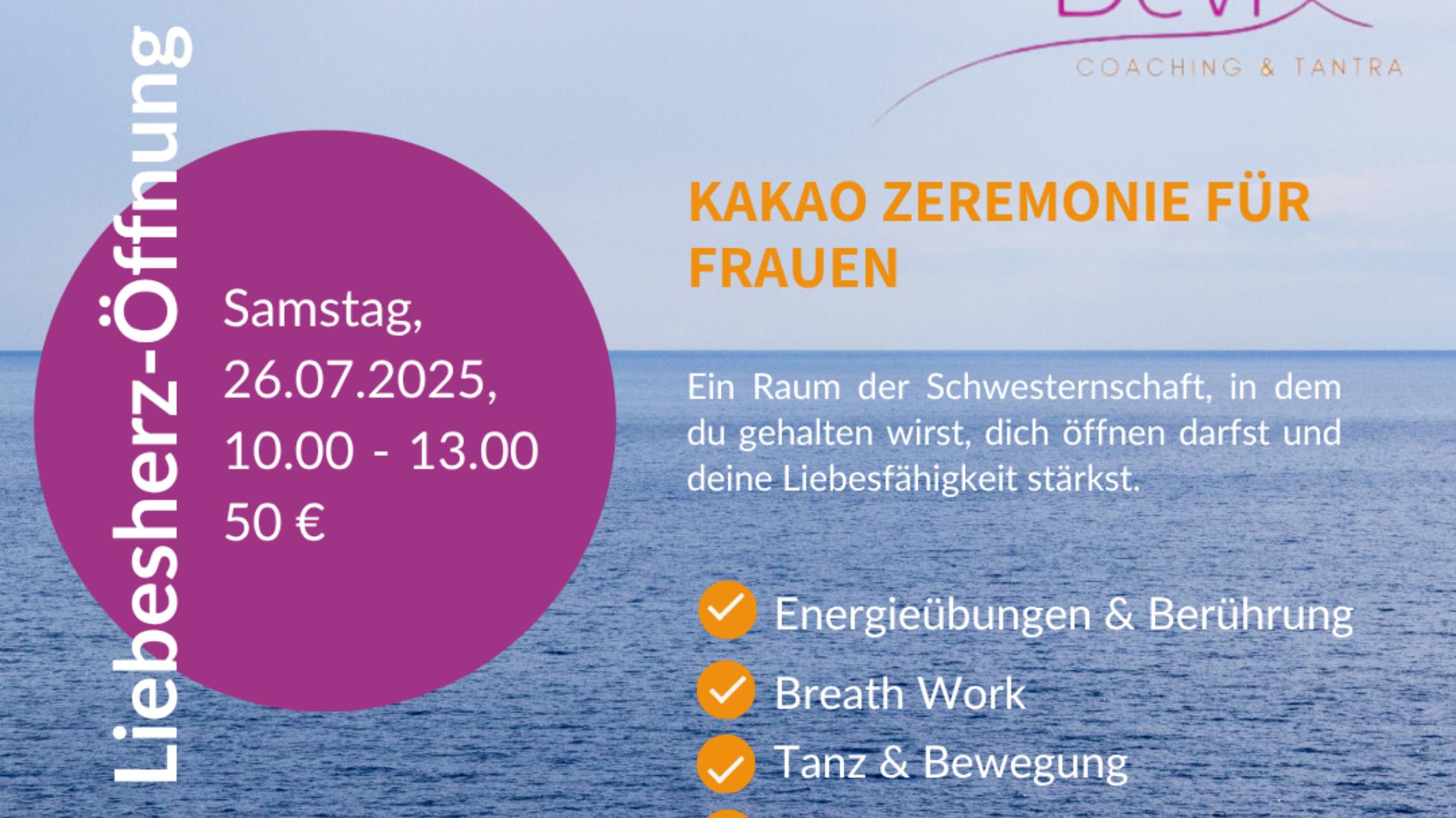 Kakaozeremonie für Frauen