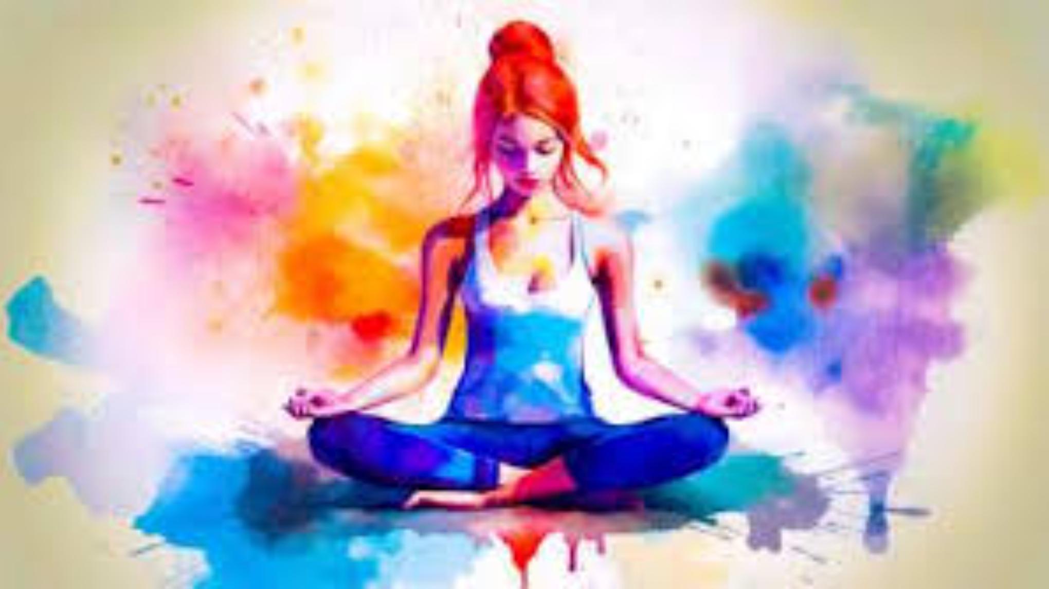 YOGA & COULEURS D'AQUARELLE