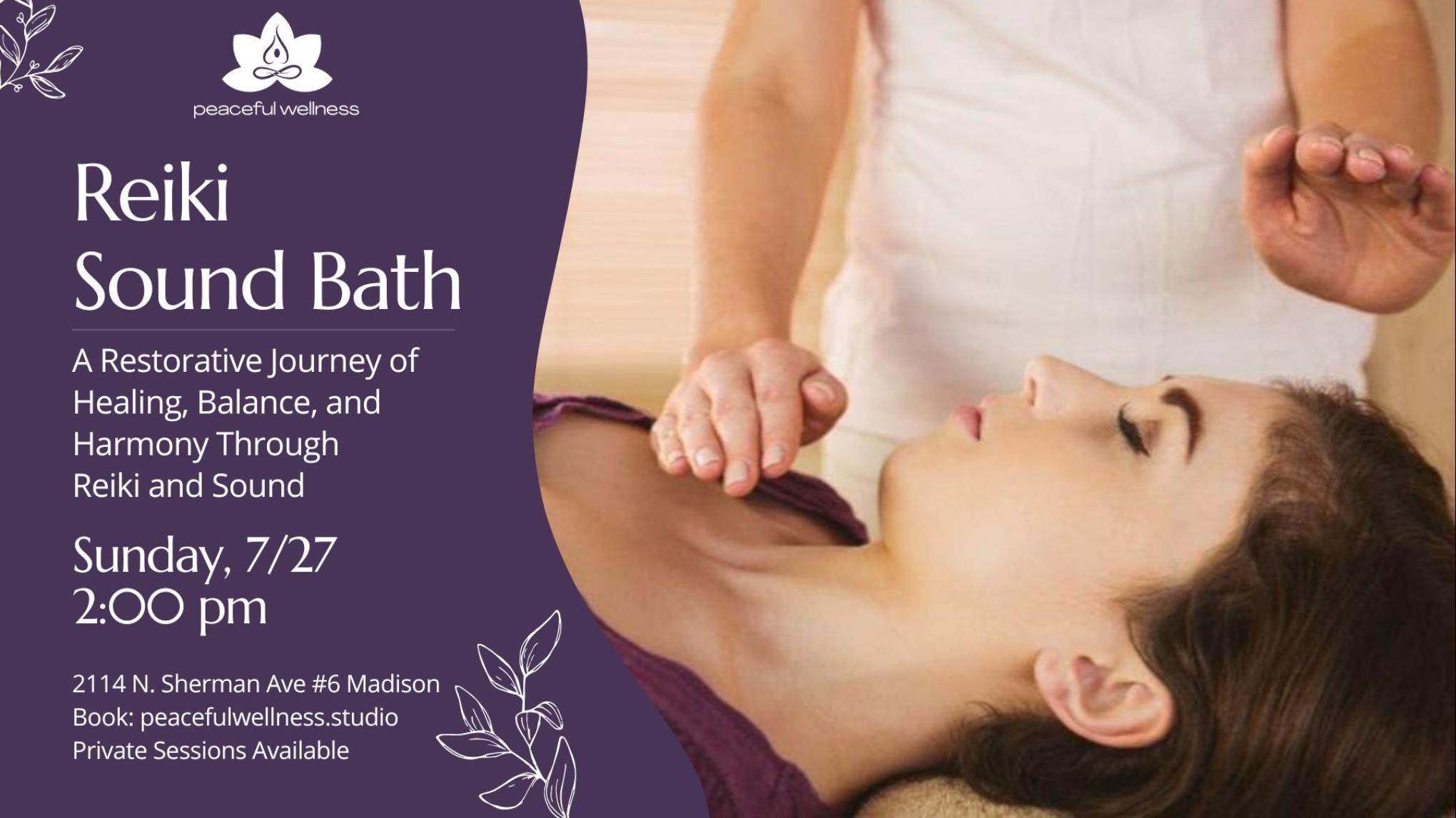 MADISON Reiki Sound Bath-Radiant Alignment: A Full Chakra Reiki Sound Bath