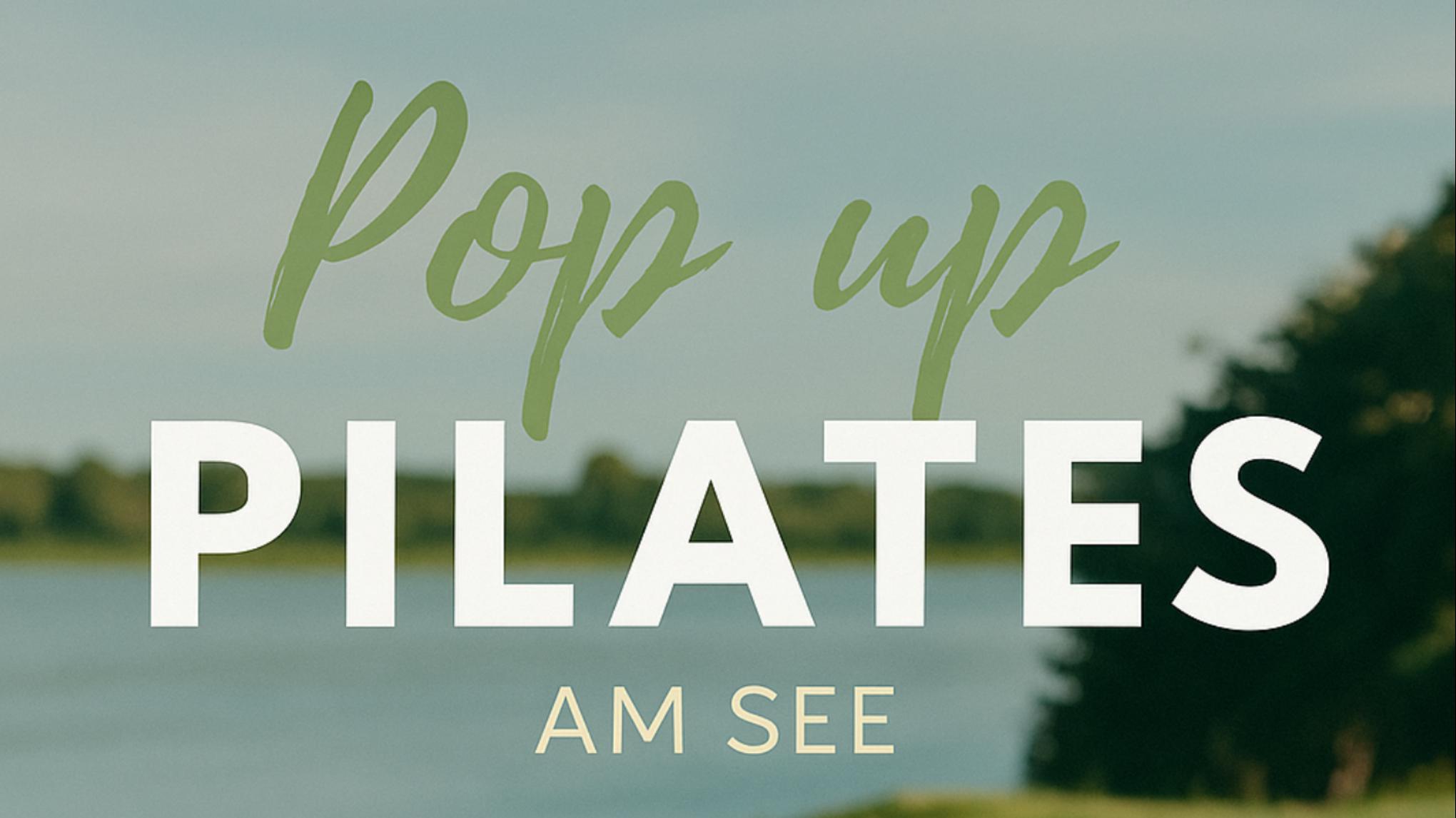 Pop Up Pilates am See