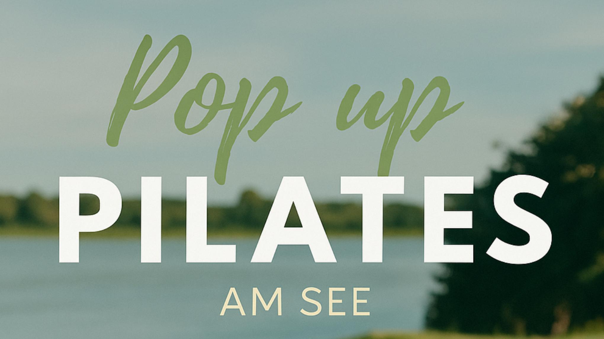 Pop Up Pilates am See