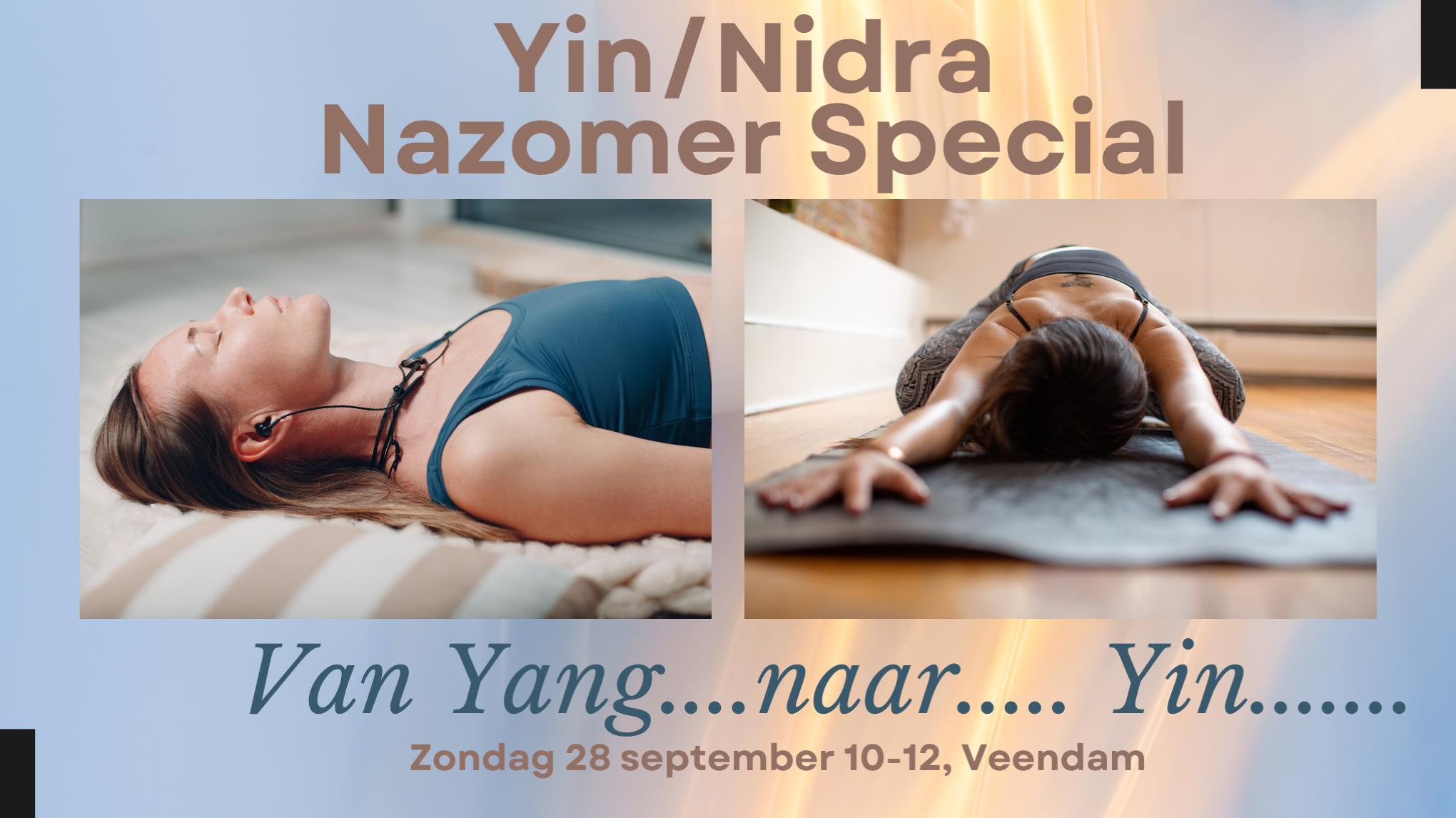 Yin Yoga/Yoga Nidra Nazomer Special