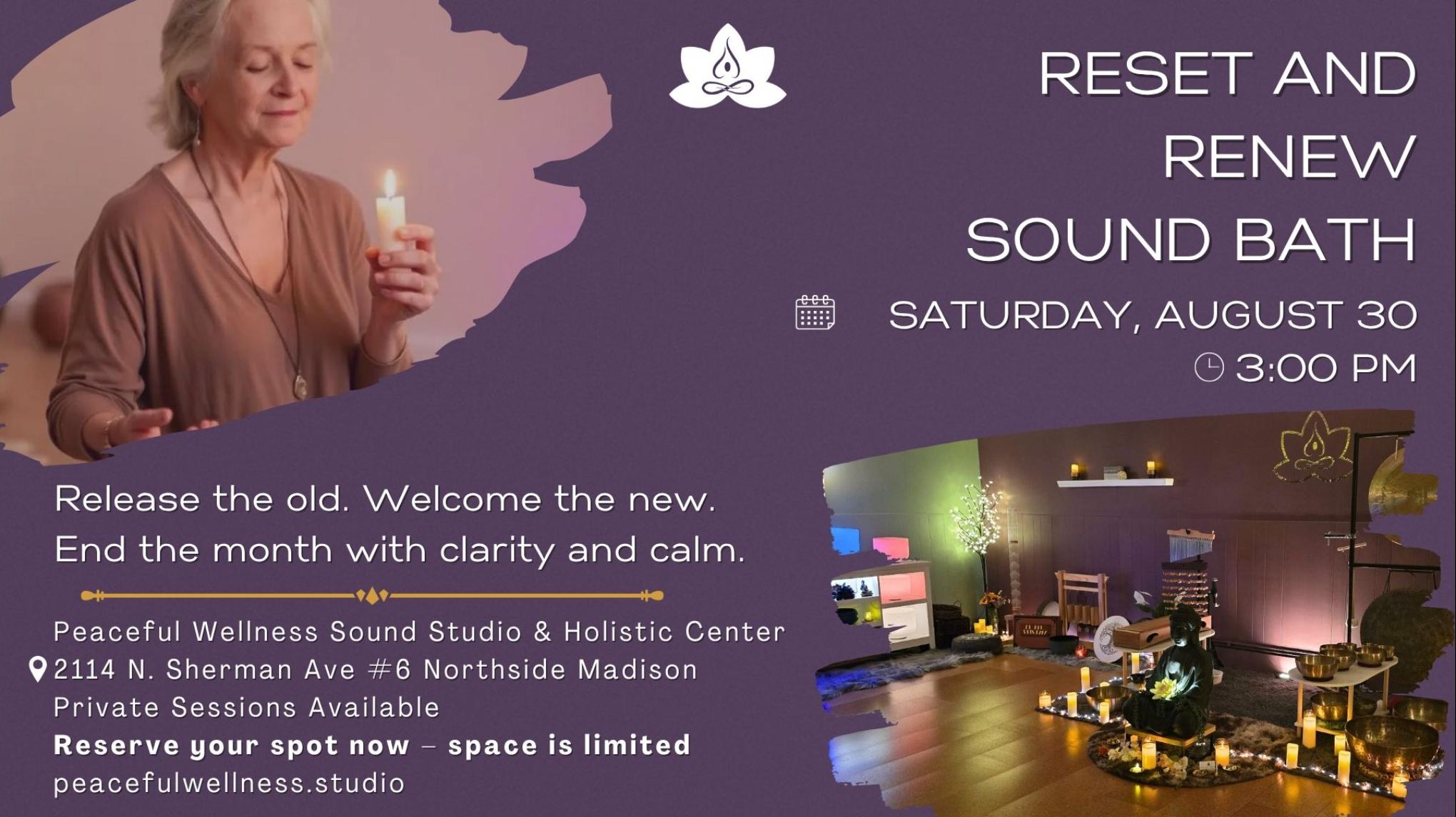 MADISON Reset and Renew Sound Bath