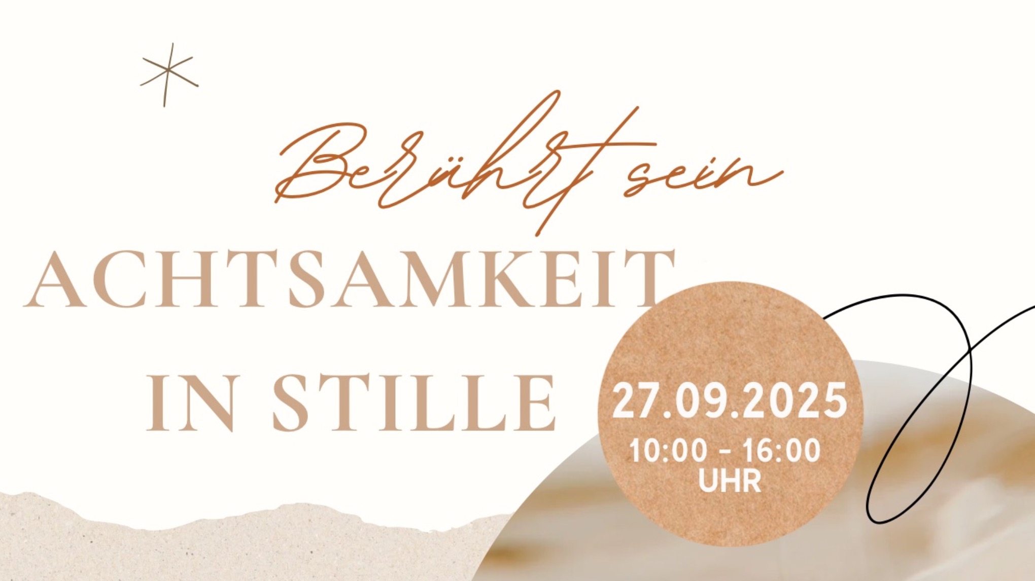 „Berührt sein“ Achtsamkeit in Stille