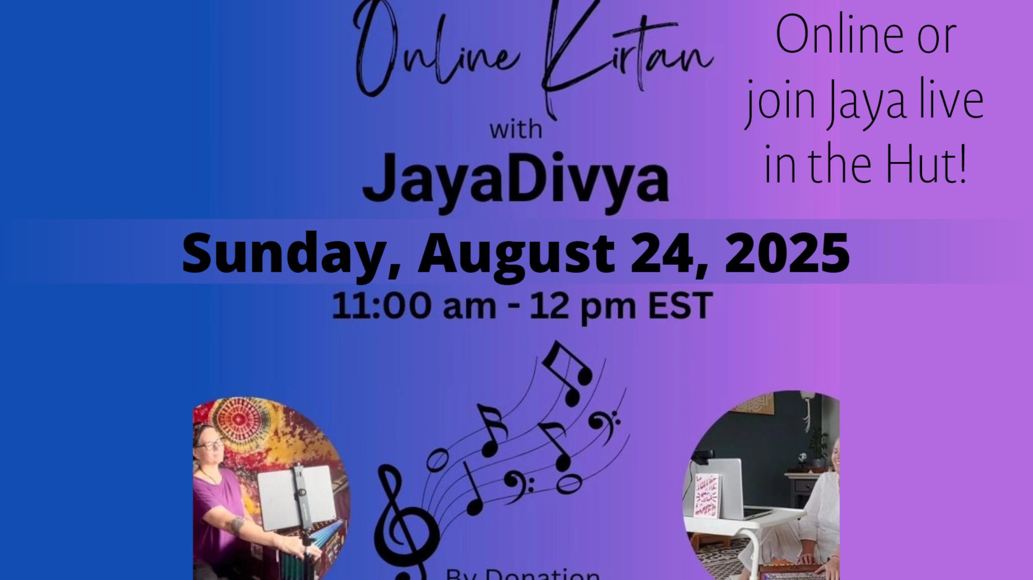 JayaDivya Kirtan | Aug 24
