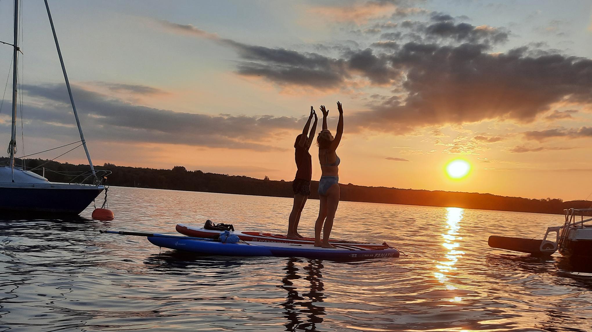 Yoga auf dem SUP