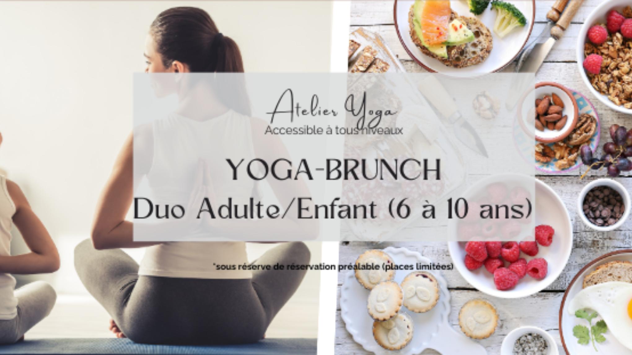 🌈 Atelier Yoga Brunch – Duo Adulte / Enfant (6 à 10 ans)