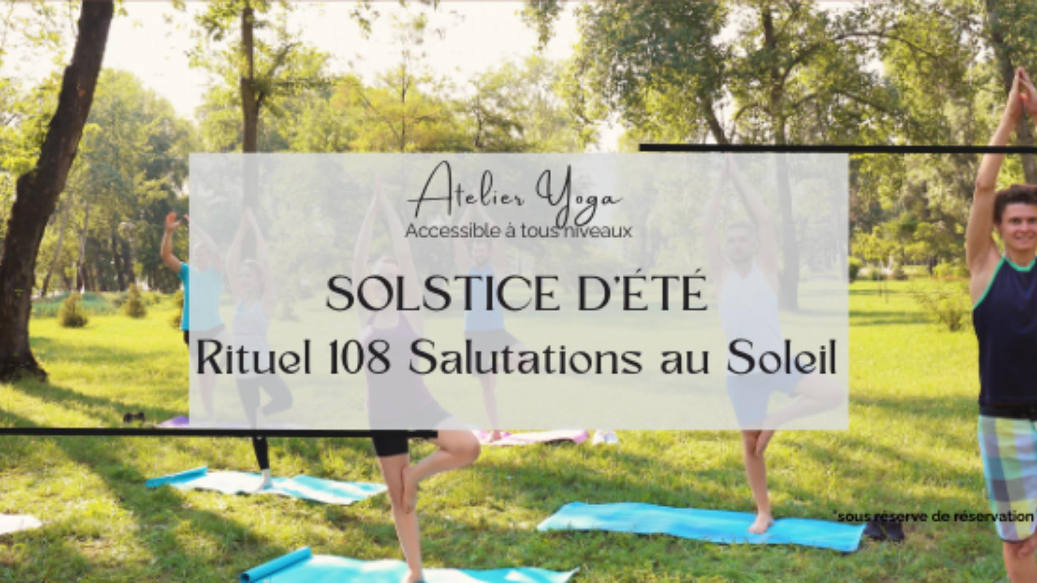 [Yoga en Plein Air] Solstice d’Été – Rituel 108 Salutations au Soleil
