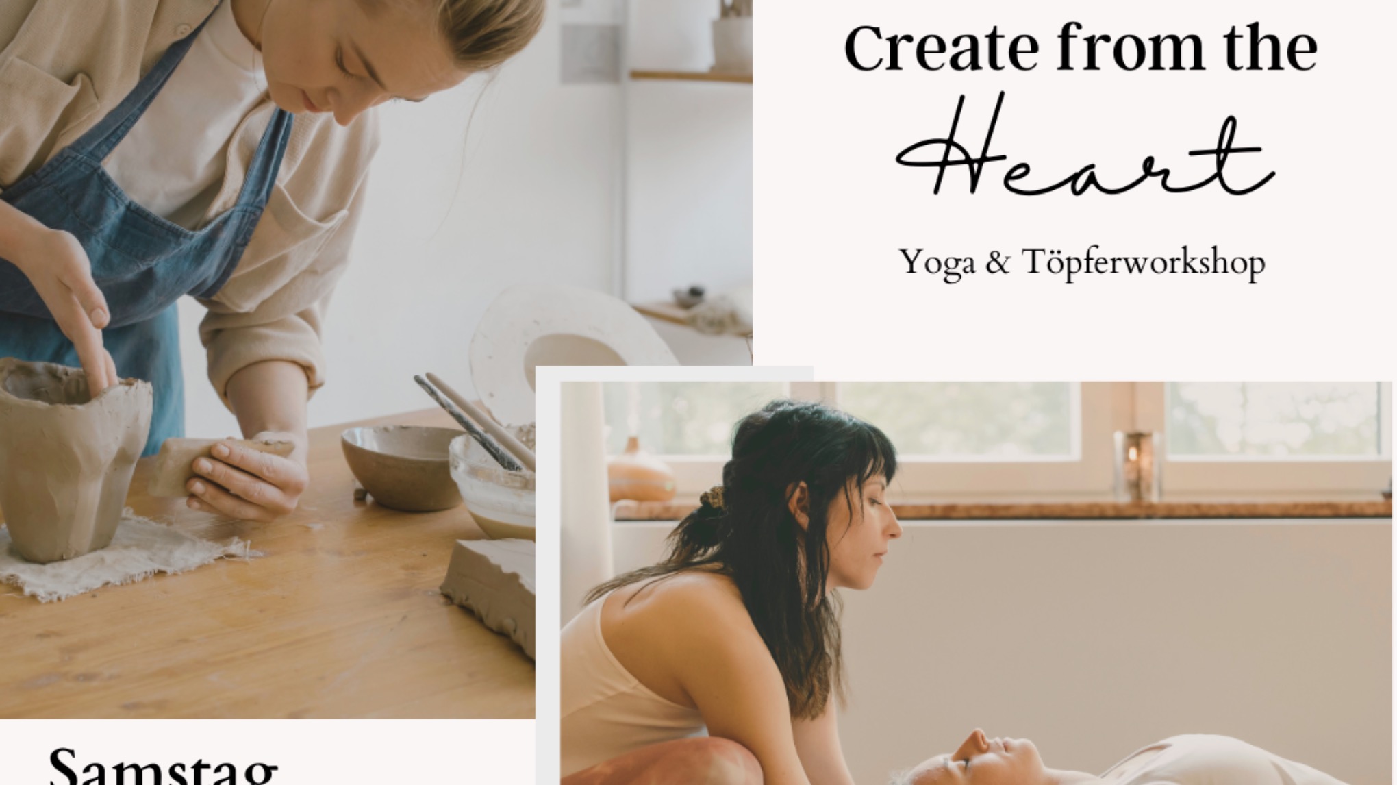 Create from the Heart - Yoga & Töpfer Workshop