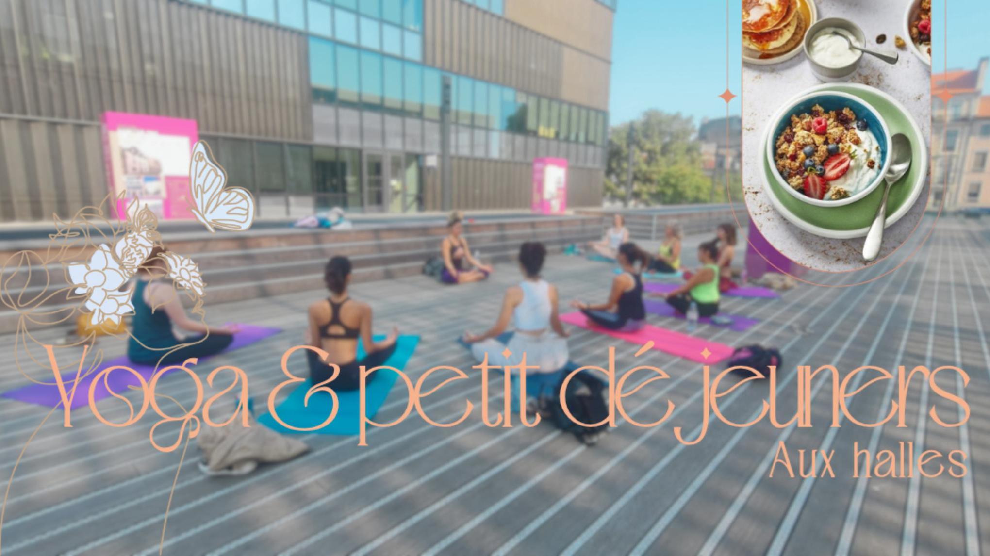 Yoga & petit déjeuner aux halles de Pau