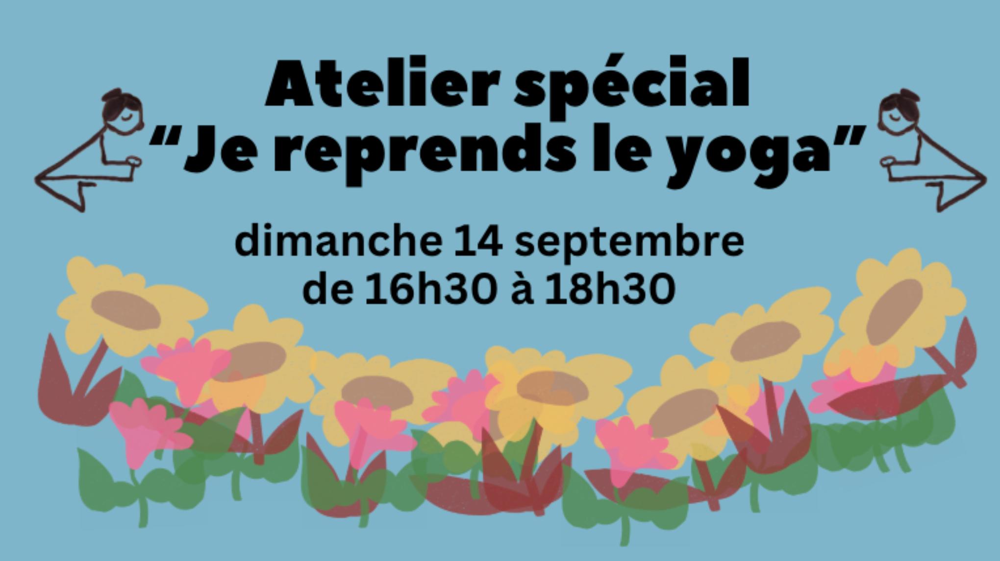 Atelier spécial “Je reprends le yoga”