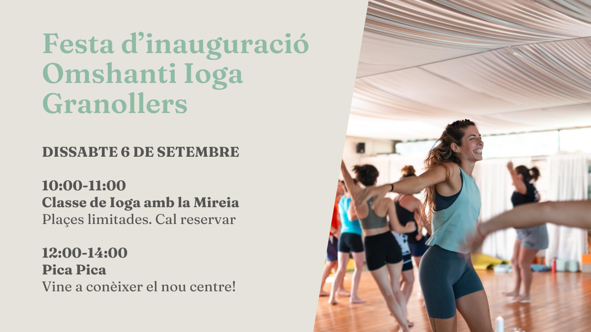 FESTA INAUGURACIÓ | Classe de Ioga