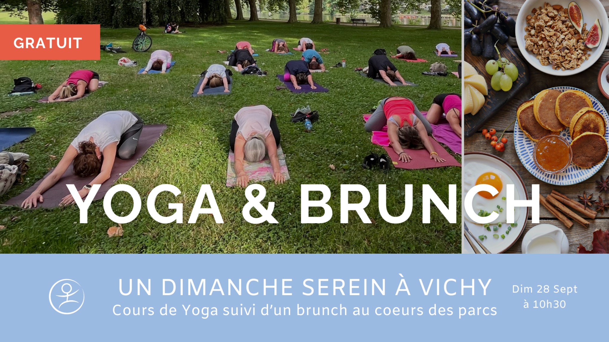 GRATUIT - Yoga & Brunch de rentrée : détente et vitalité