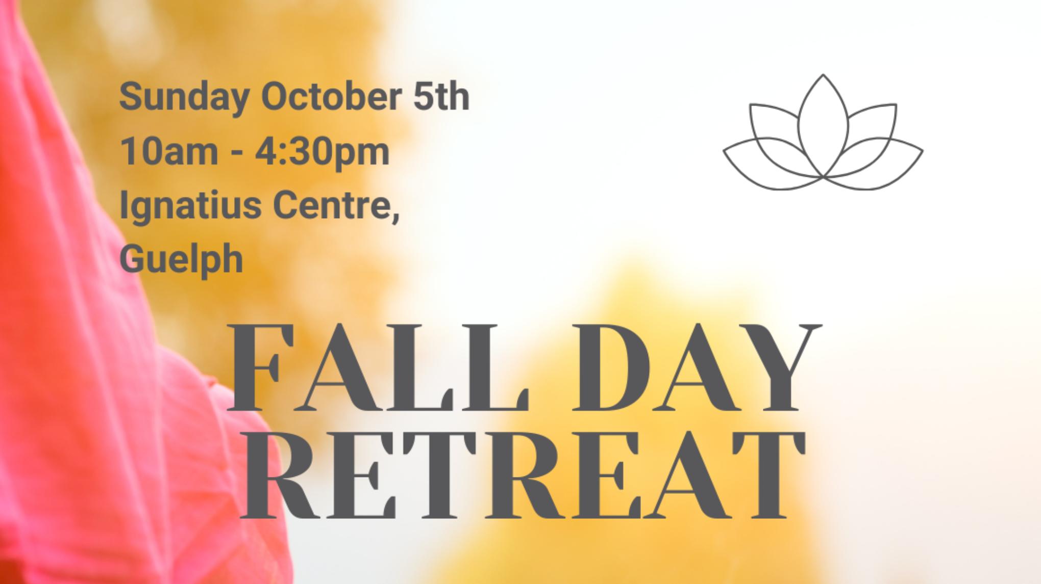 Fall Day Retreat with Lisa and Jacqueline