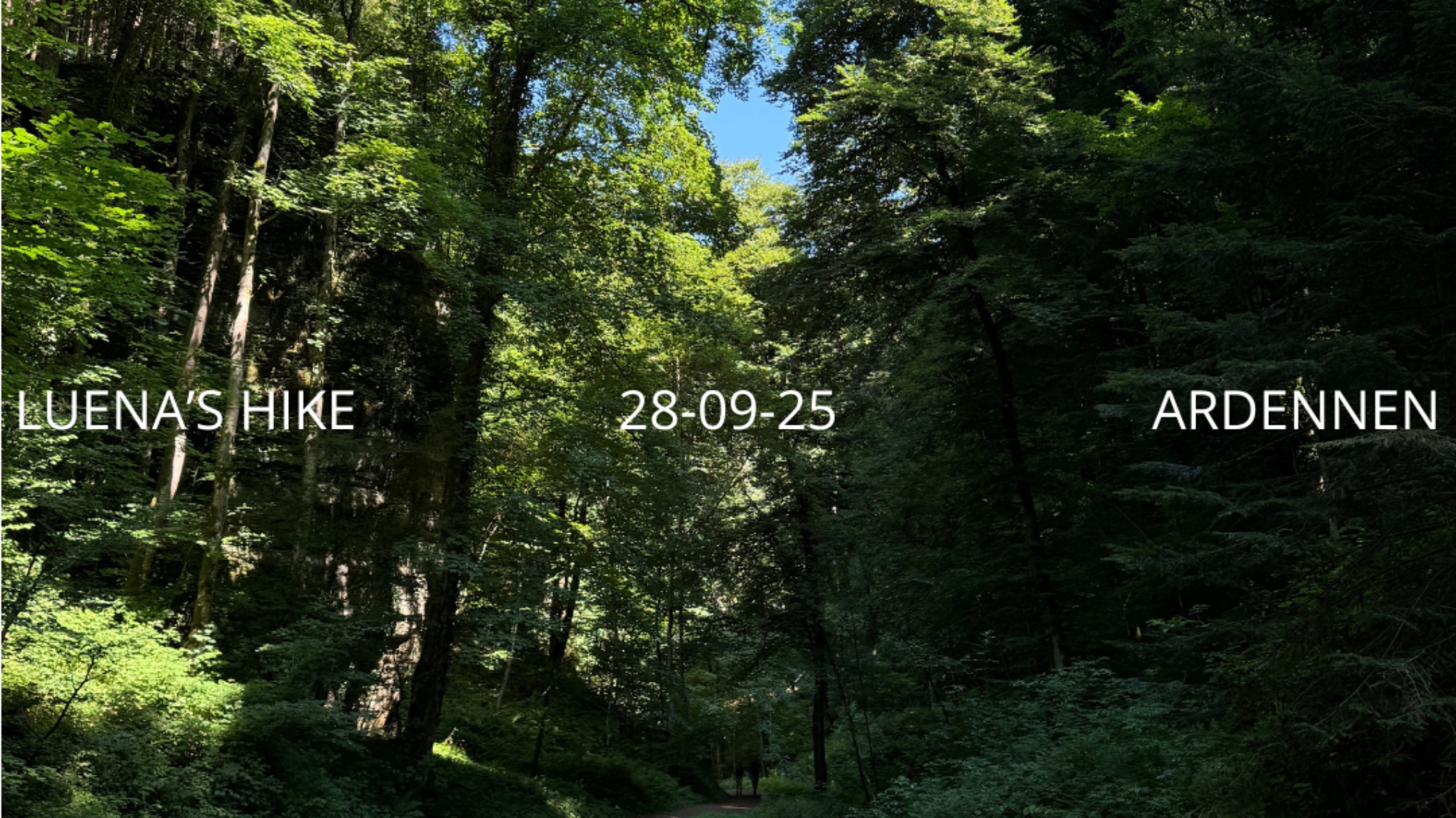 hike with Luena's Adventure Club (Ardennen)