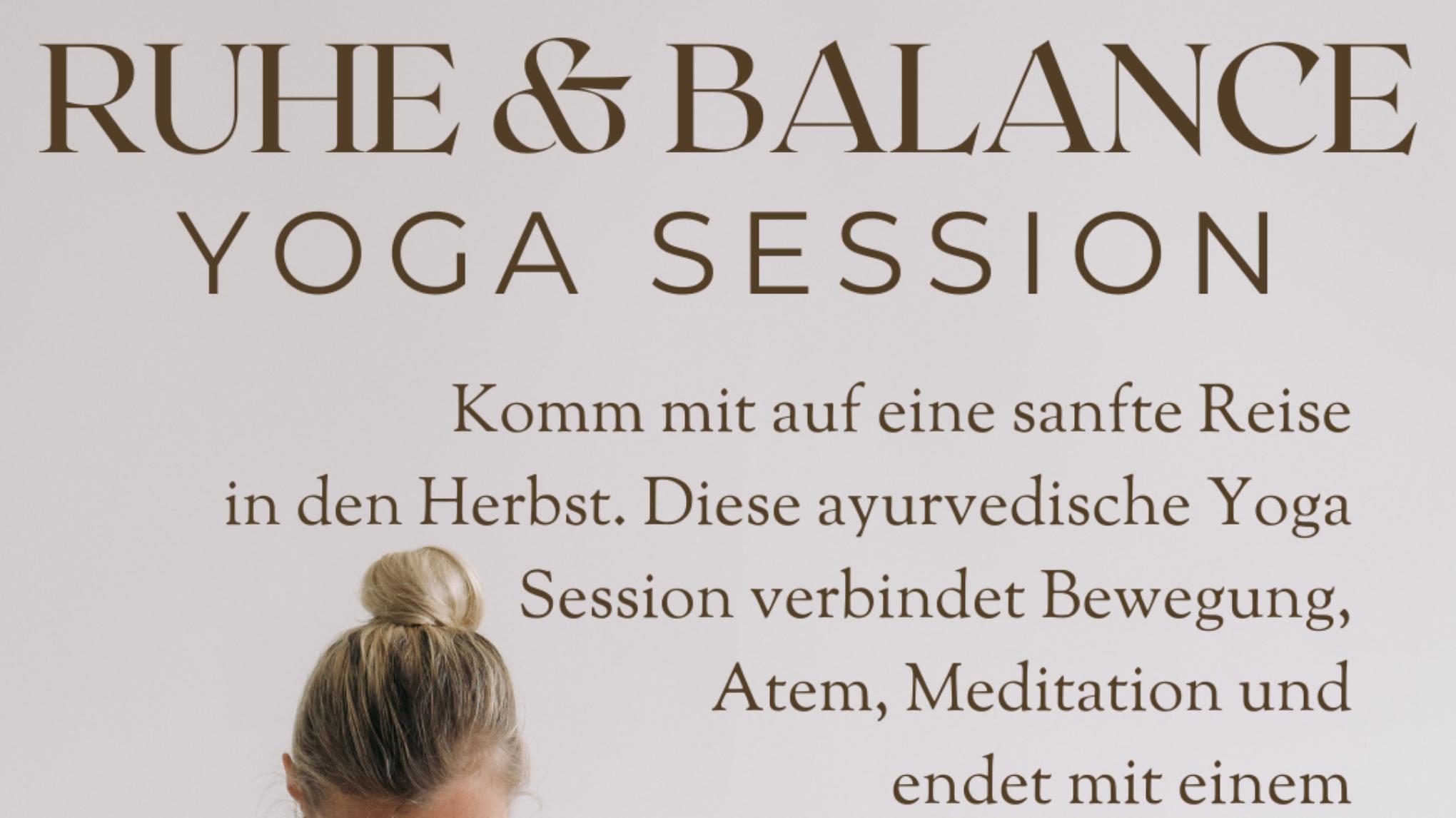 Ruhe & Balance Yoga Session