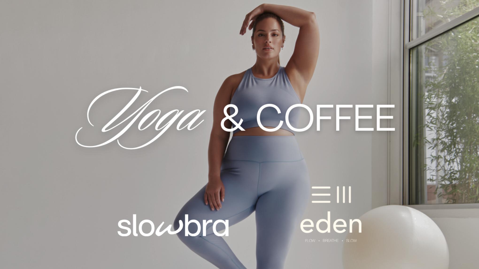 Evénement offert par slowbra : yoga et café pour yogis à forte poitrine 🧘