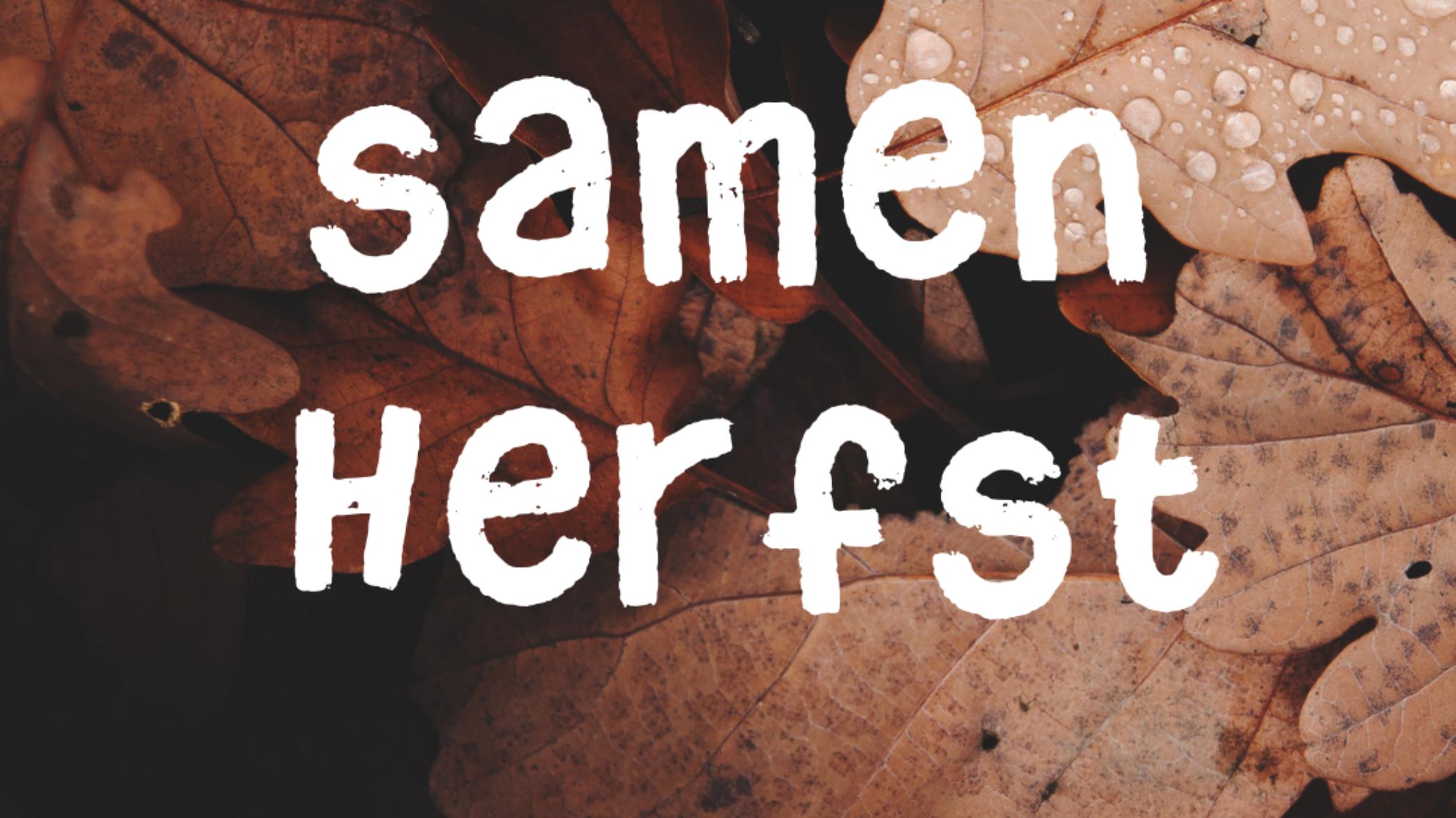 Vier samen Herfst (voor klein & groot)