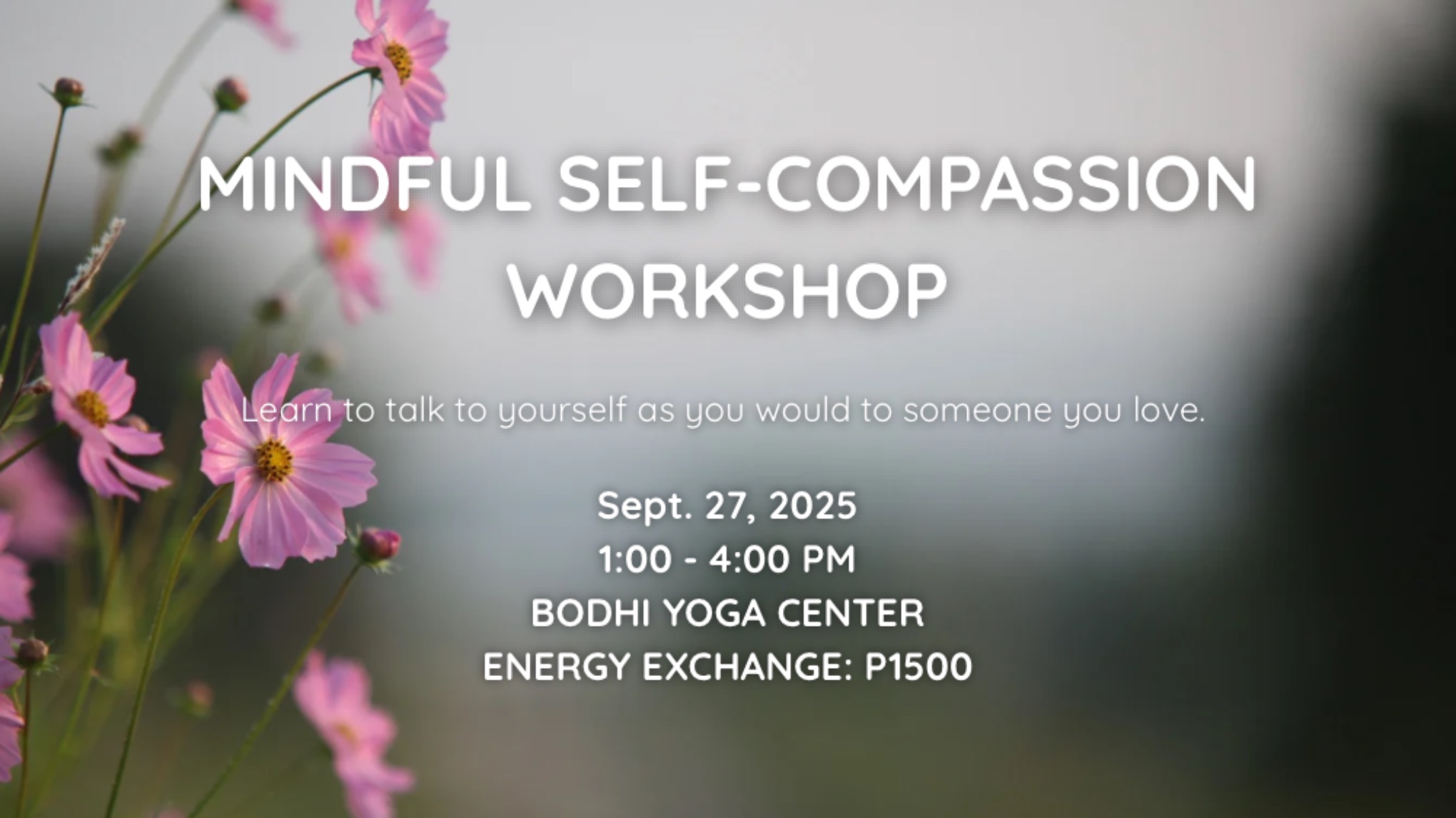 Mindful Self-Compassion Workshop