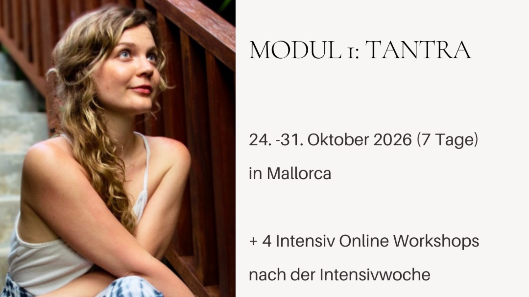 Modul 1: 100h Tantra Yoga Teacher Training Mallorca
