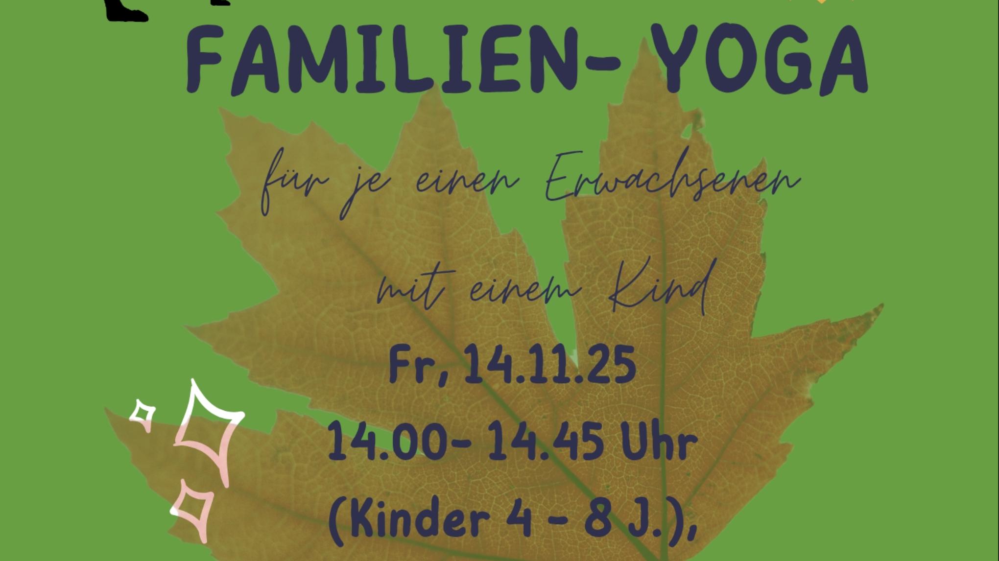 Familienyoga  im Herbst 🍂🍃