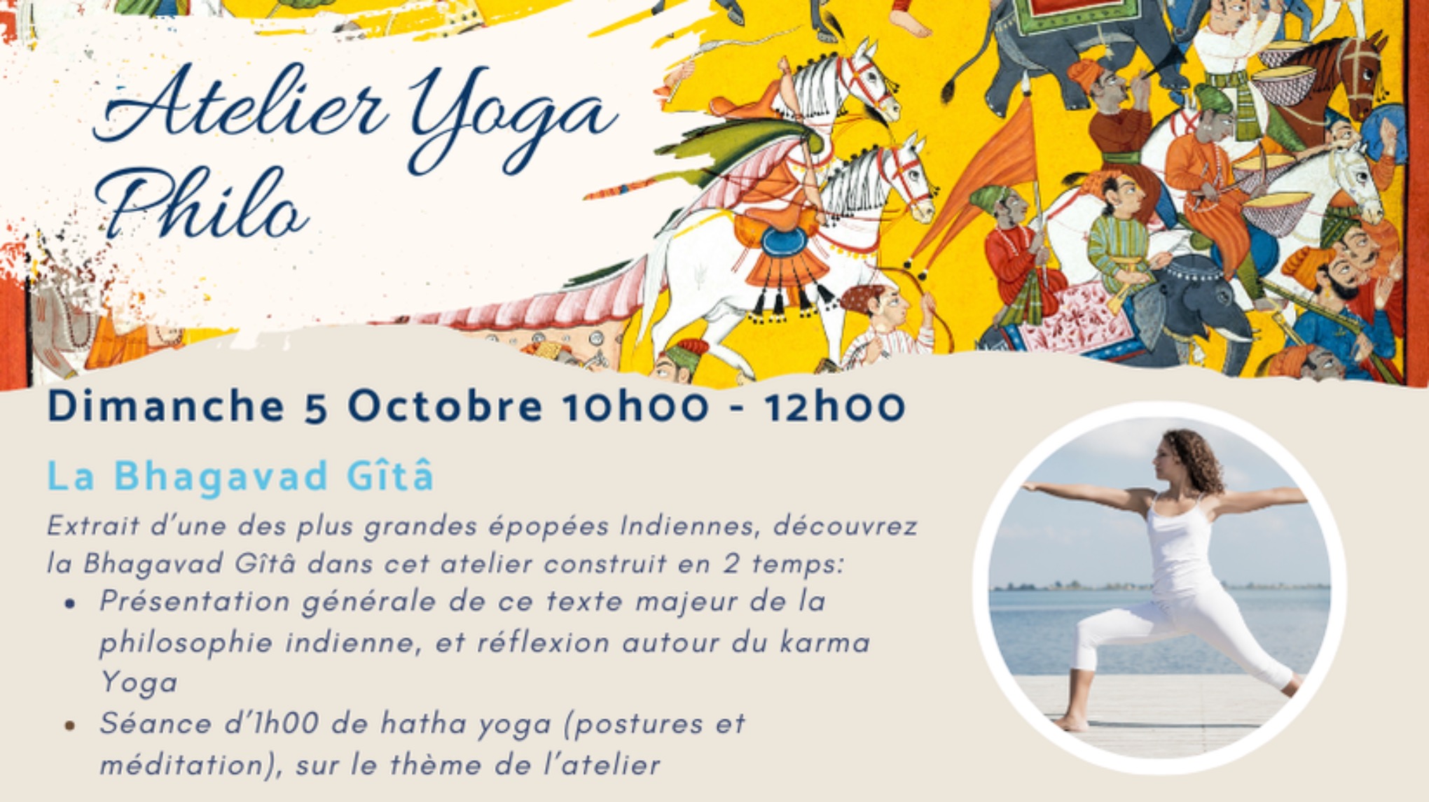 Atelier Philo Pratique autour de La Bhagavad Gîtâ